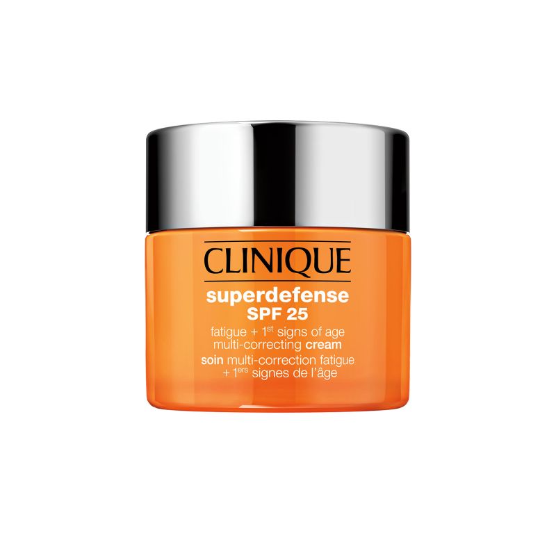 CLINIQUE SUPERDEFENSE™ SPF25 FATIGUE + 1ST SIGNS OF AGE MULTI-CORRECTING CREAM FOR DRIER SKIN | 50ml