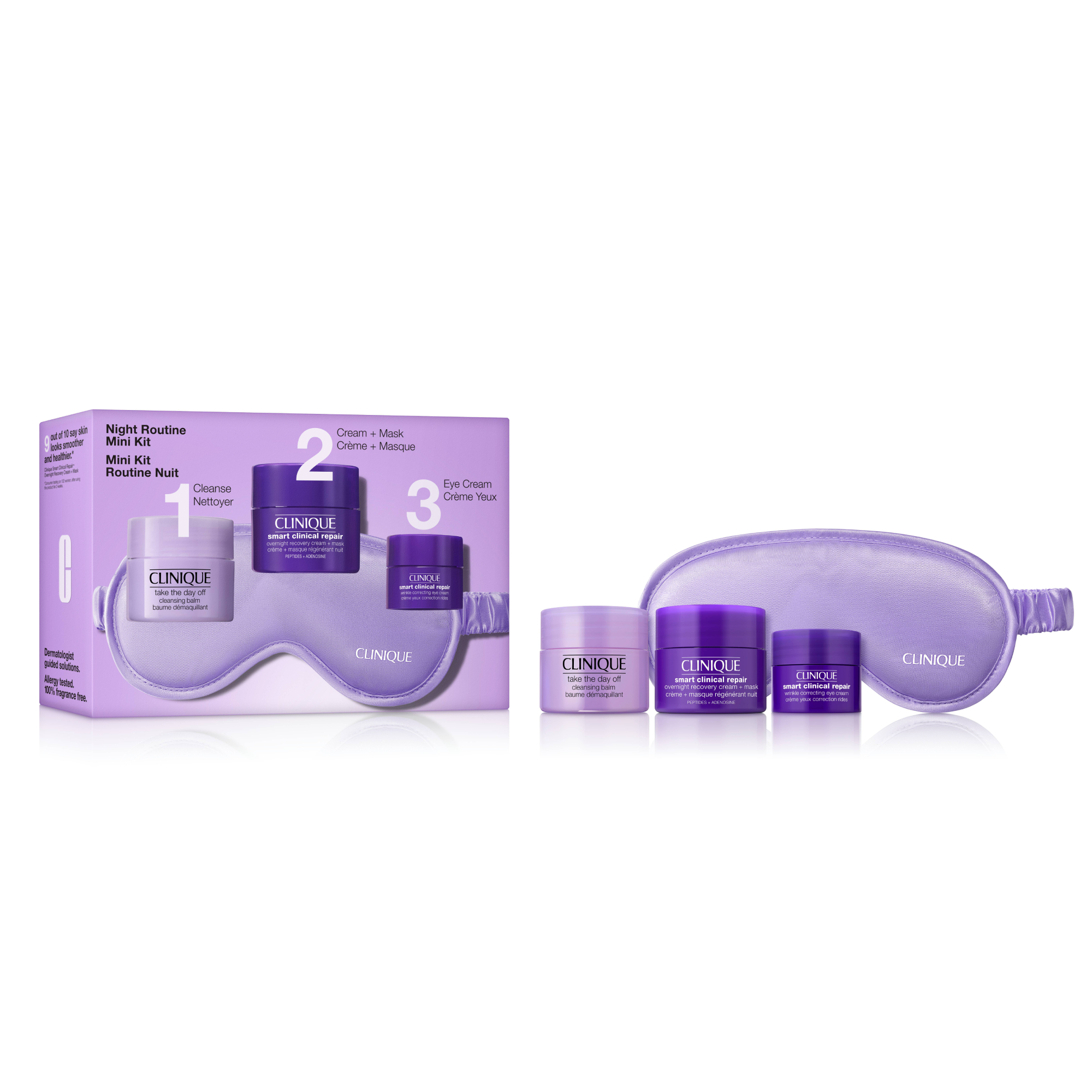 CLINIQUE NIGHT ROUTINE MINI KIT