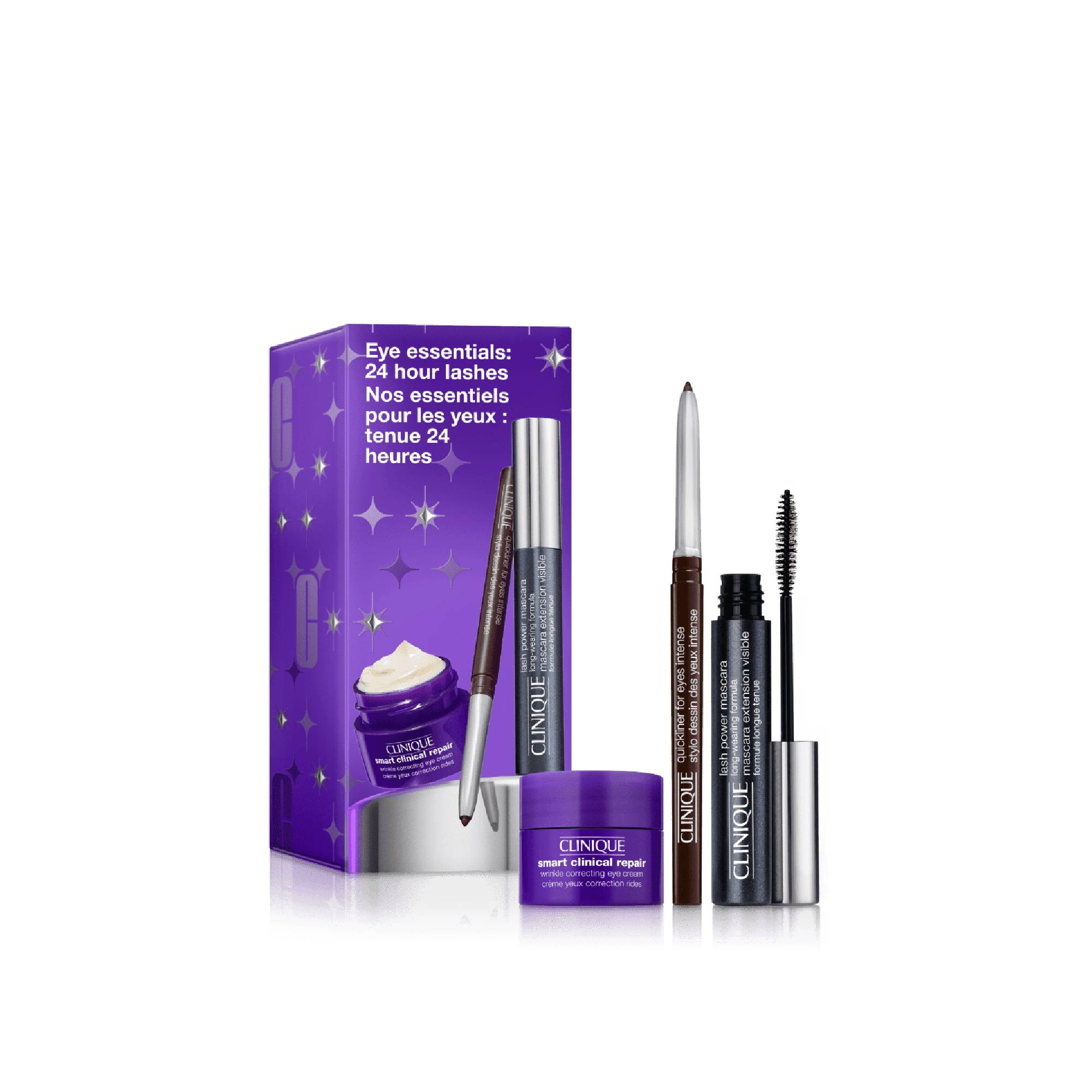CLINIQUE EYE ESSENTIAL: 24 HOUR LASHES LASH POWER MASCARA SET