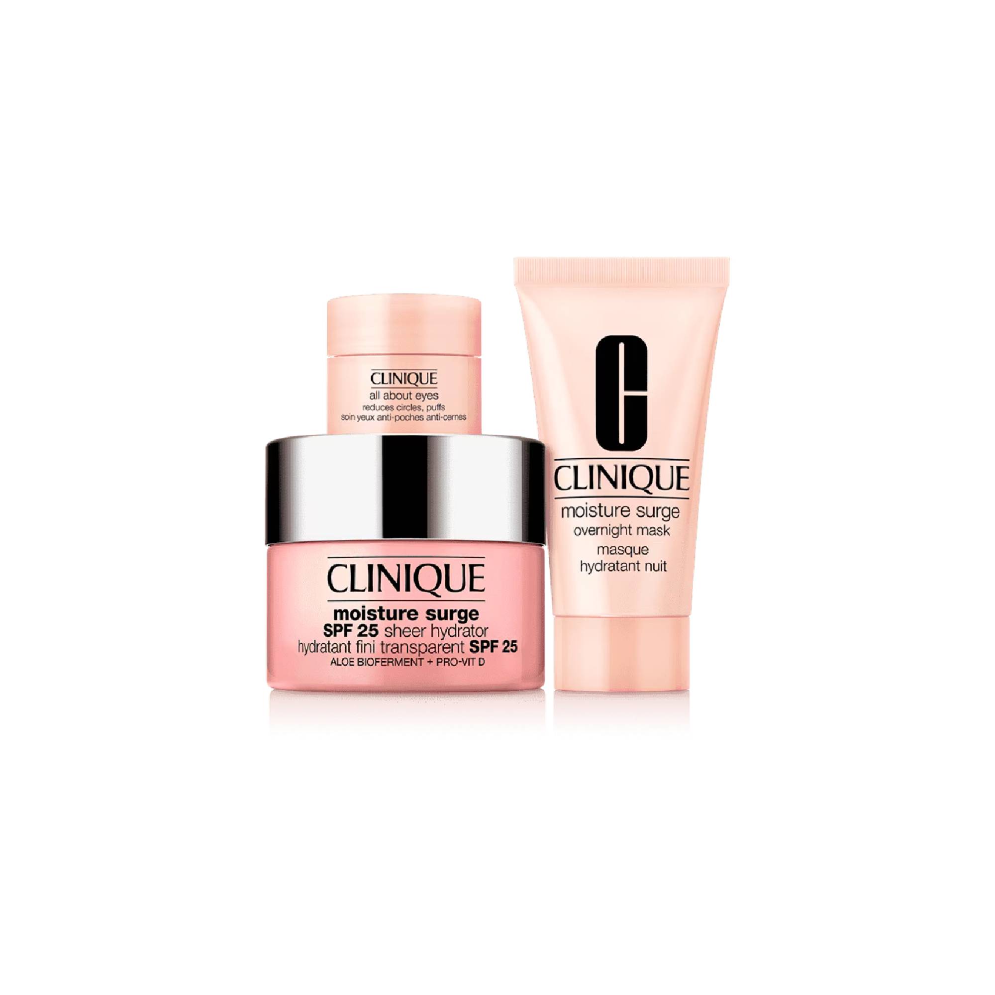 CLINIQUE HYDRATE + GLOW: MOISTURE SURGE SET FOR HYDRATION MEETS SUN PROTECTION