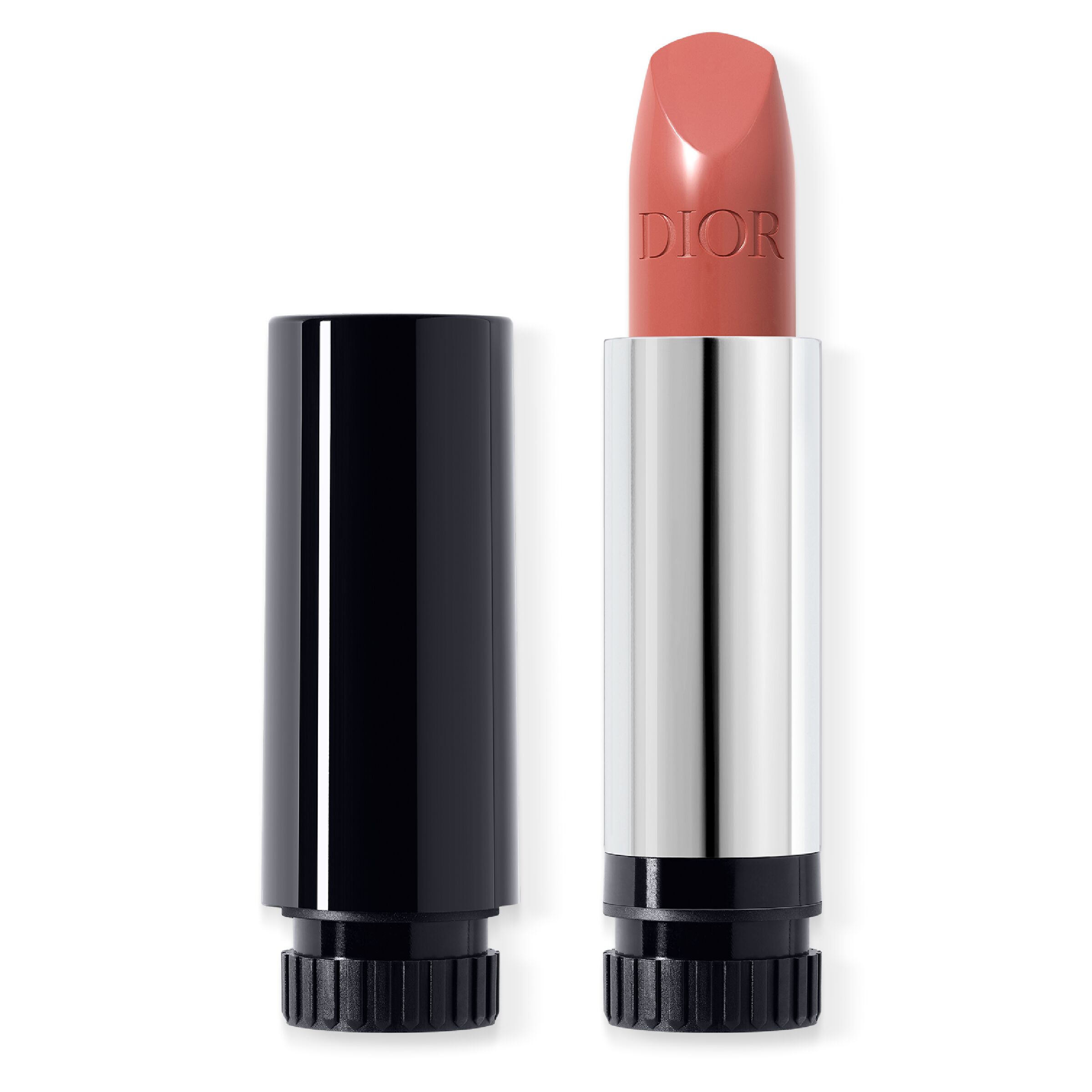 DIOR DIOR ROUGE DIOR THE REFILL LIPSTICK REFILL - 2 FINISHES: VELVET AND SATIN | 100 Nude Look Satiny finish