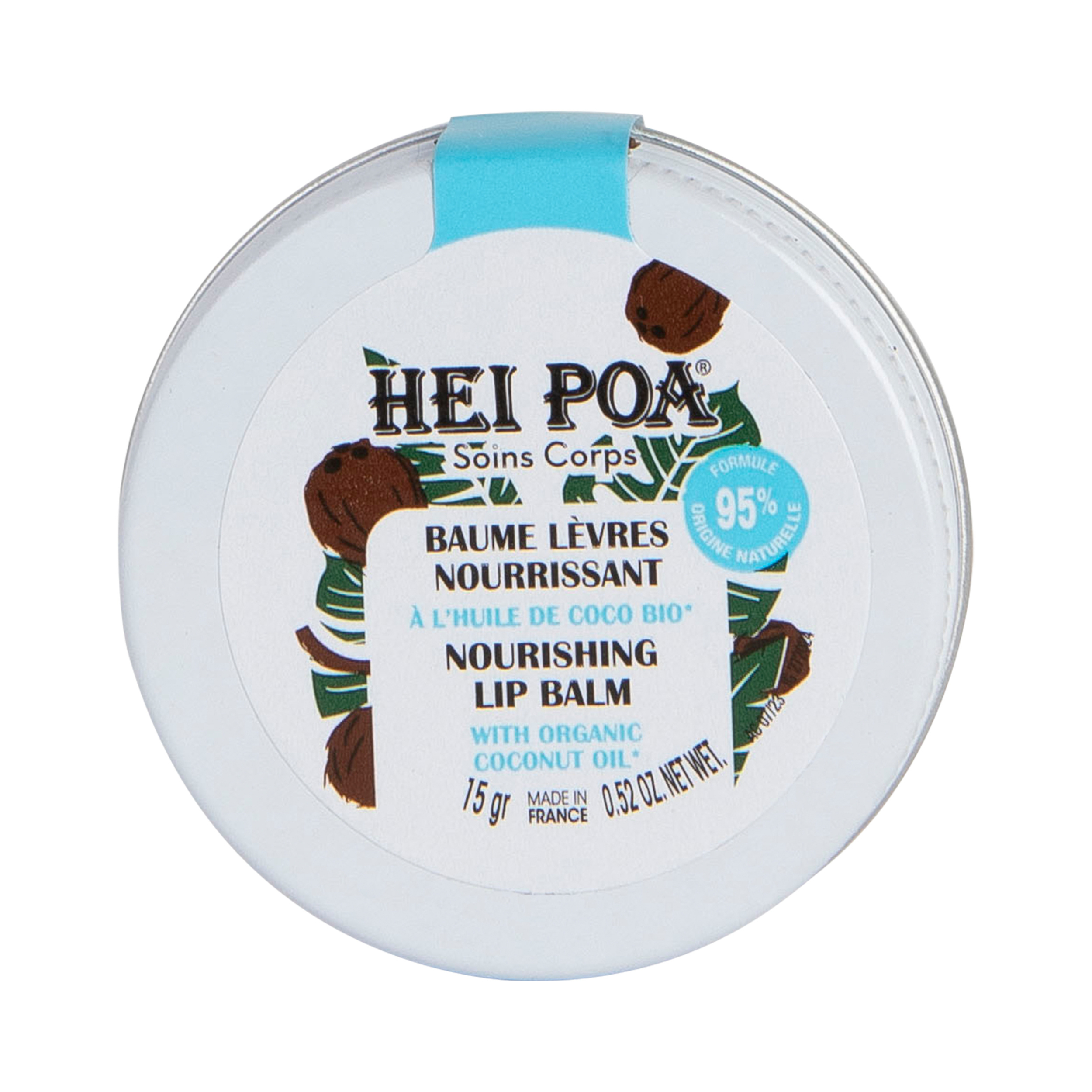 HEI POA NOURISH LIP BALM COCONUT OIL | 15gr