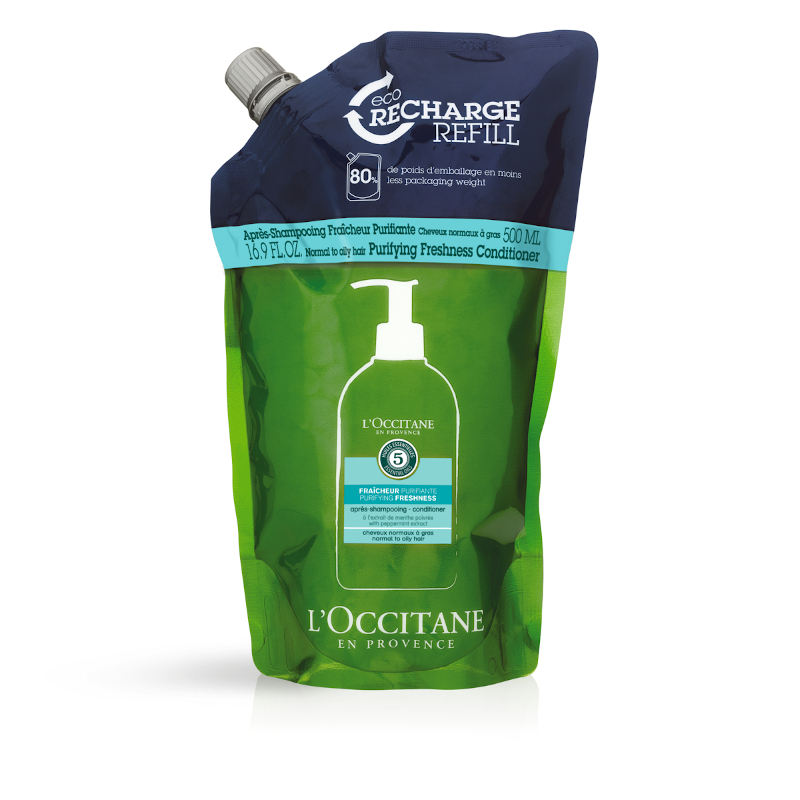 L'OCCITANE AROMACHOLOGIE PURIFYING FRESHNESS CONDITIONER REFILL-NORMAL TO OILY HAIR | 500ml