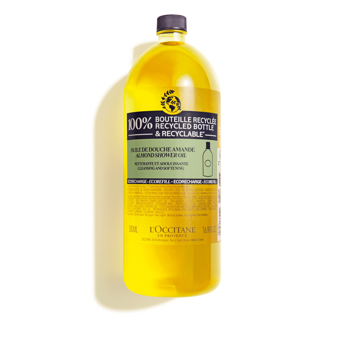 L'OCCITANE L'OCCITANE ALMOND SHOWER OIL REFILL | 500ml