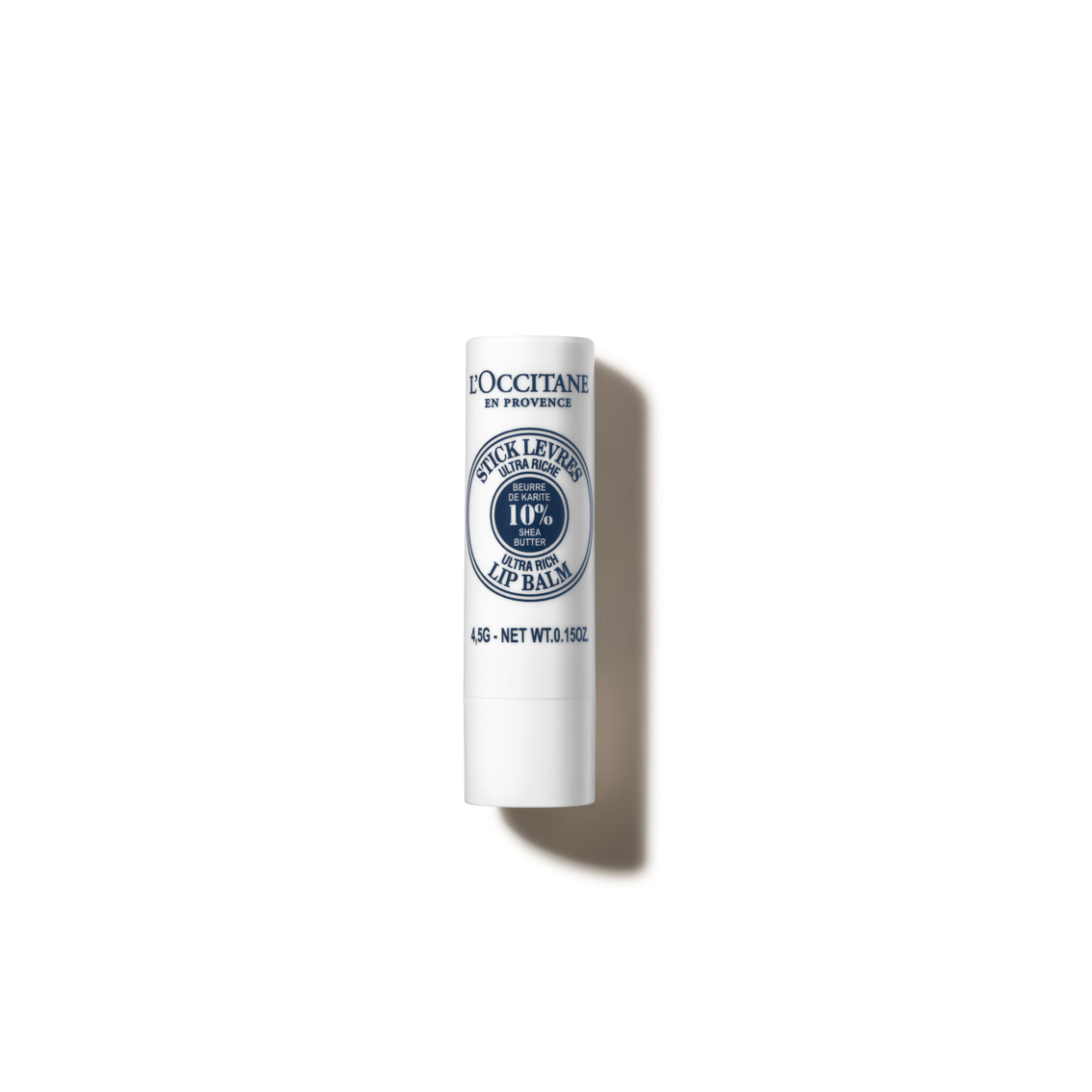 L&Apos Occitane Shea Butter Ultra Rich Lip Balm 4 5Gr Transparent