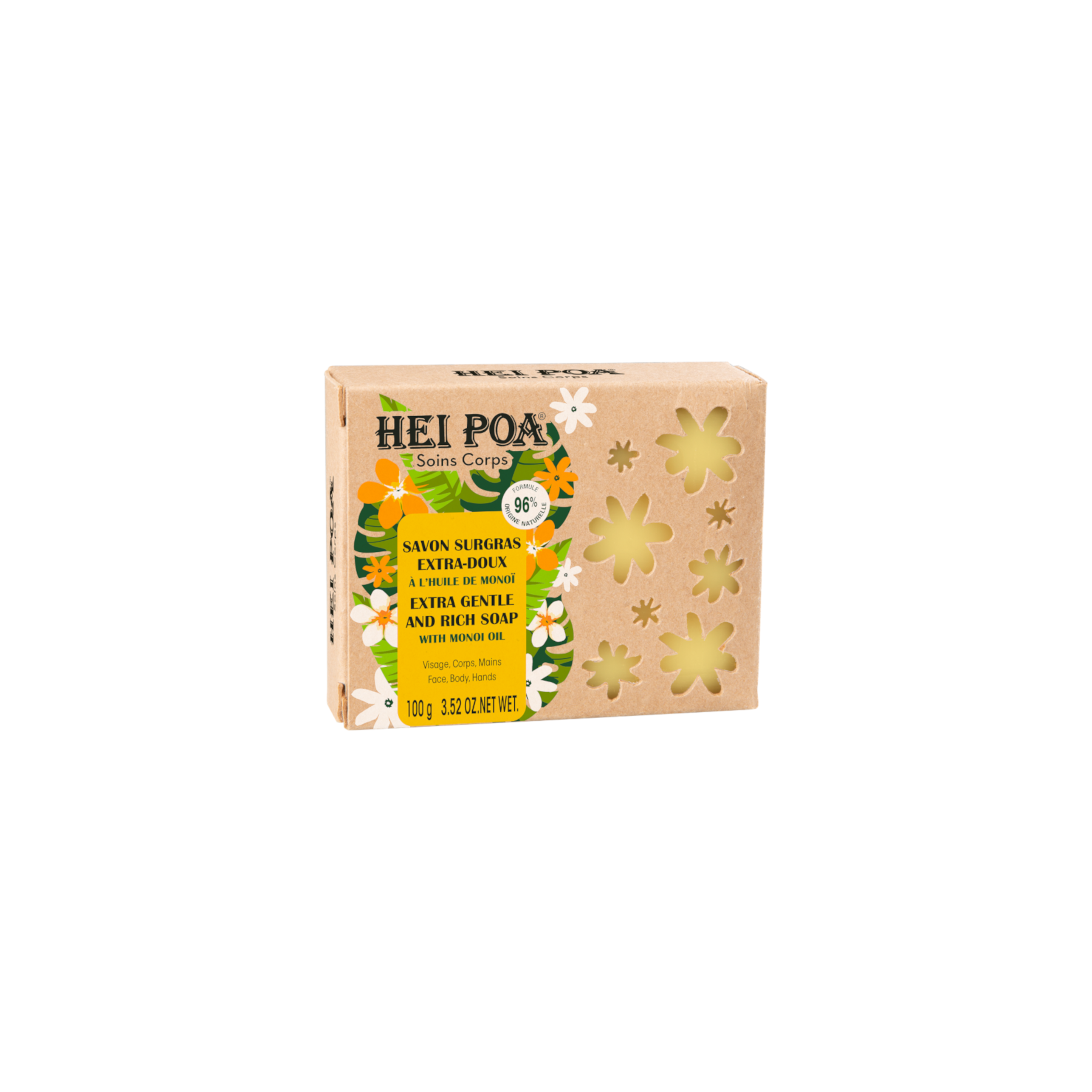HEI POA GENTLE & RICH SOAP MONOI | 100gr