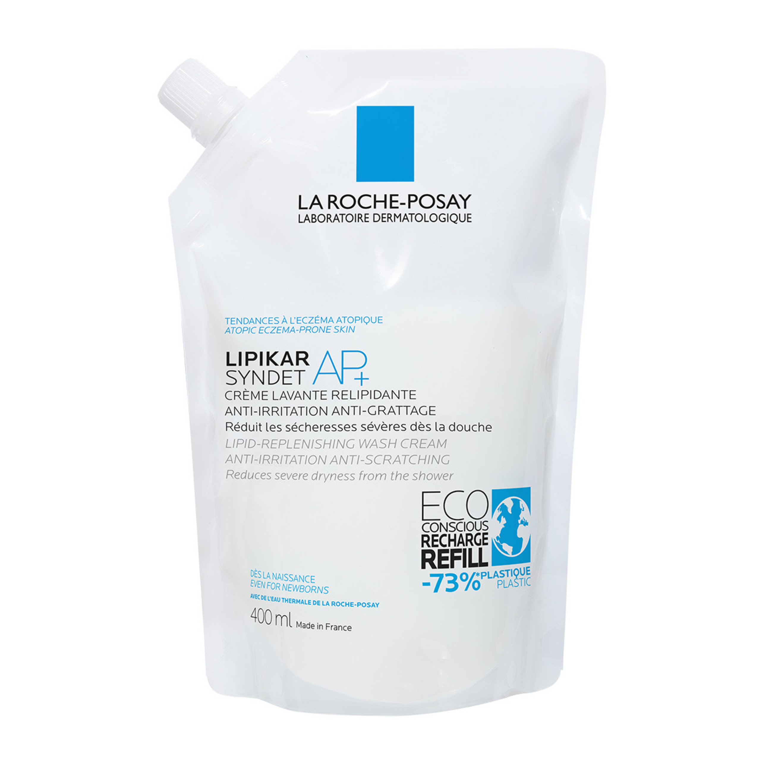 LA ROCHE POSAY LIPIKAR SYNDET AP+ REFILL ΚΡΕΜΩΔΕΣ ΑΦΡΟΛΟΥΤΡΟ ΓΙΑ ΤΟ ΞΗΡΟ ΔΕΡΜΑ ΜΕ ΤΑΣΗ ΑΤΟΠΙΑΣ | 400ml