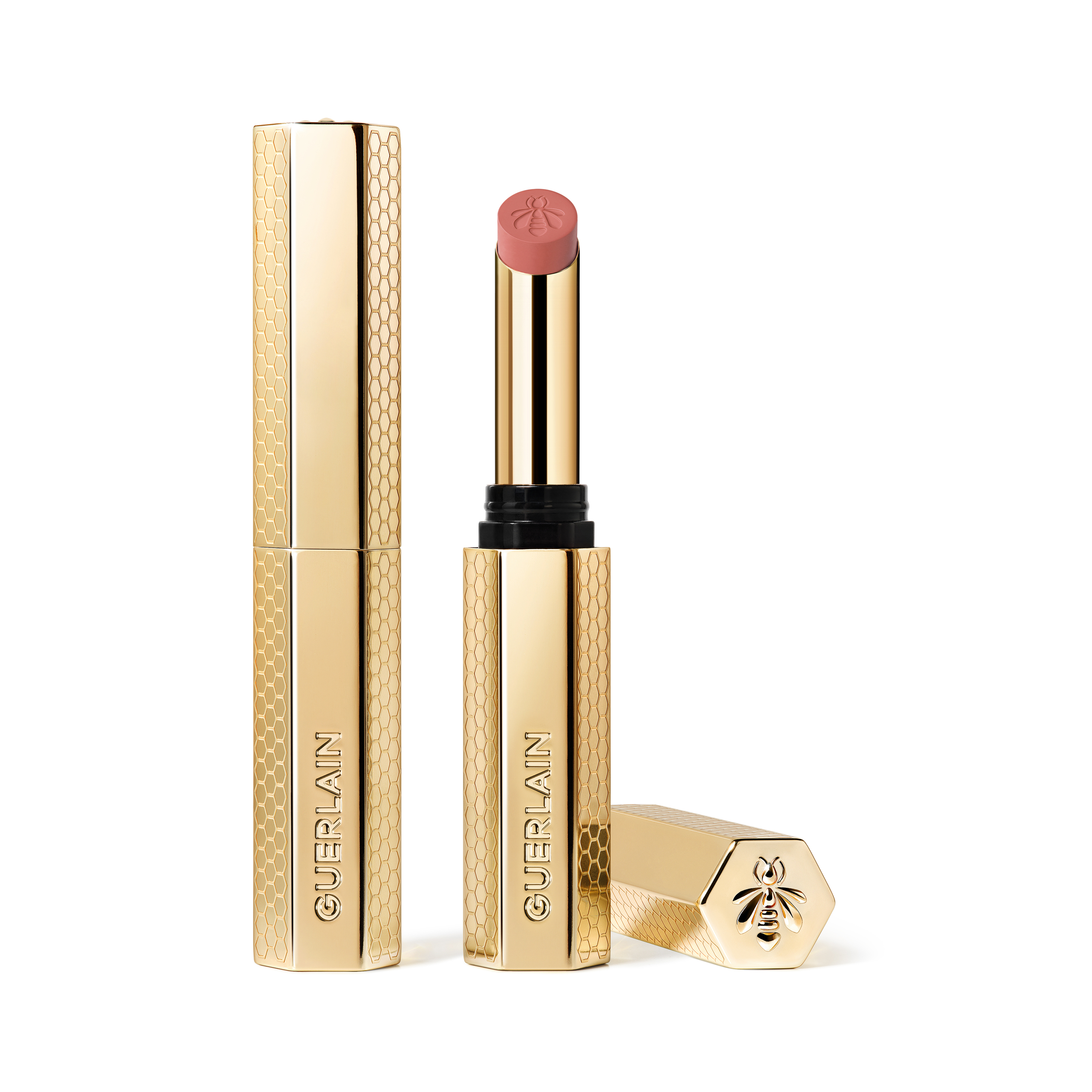 Guerlain Kisskiss Honey-Infused Intense Lipstick 196 Daisy Rose