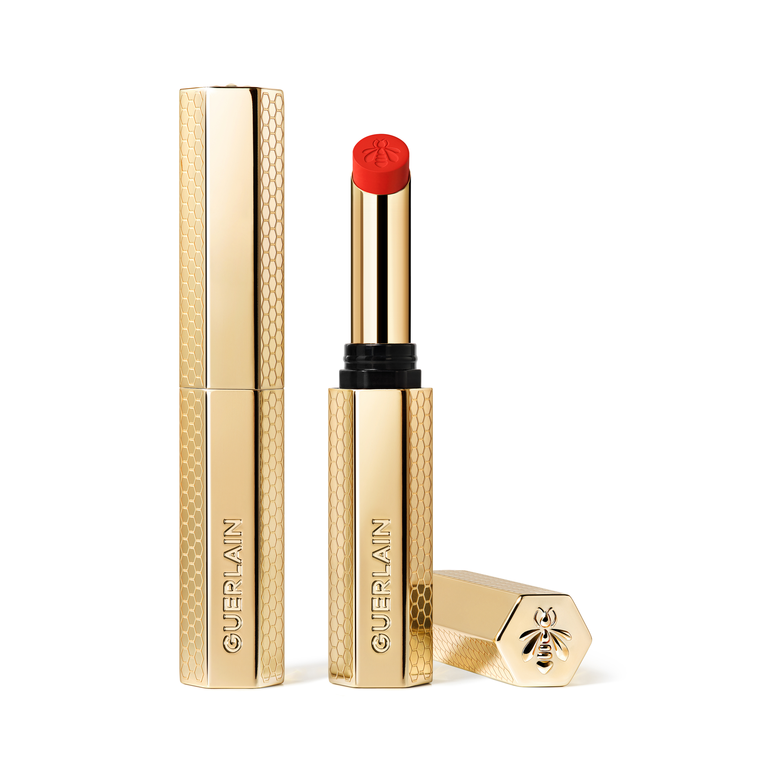 Guerlain Kisskiss Honey-Infused Intense Lipstick 639 Tangerine Bloom