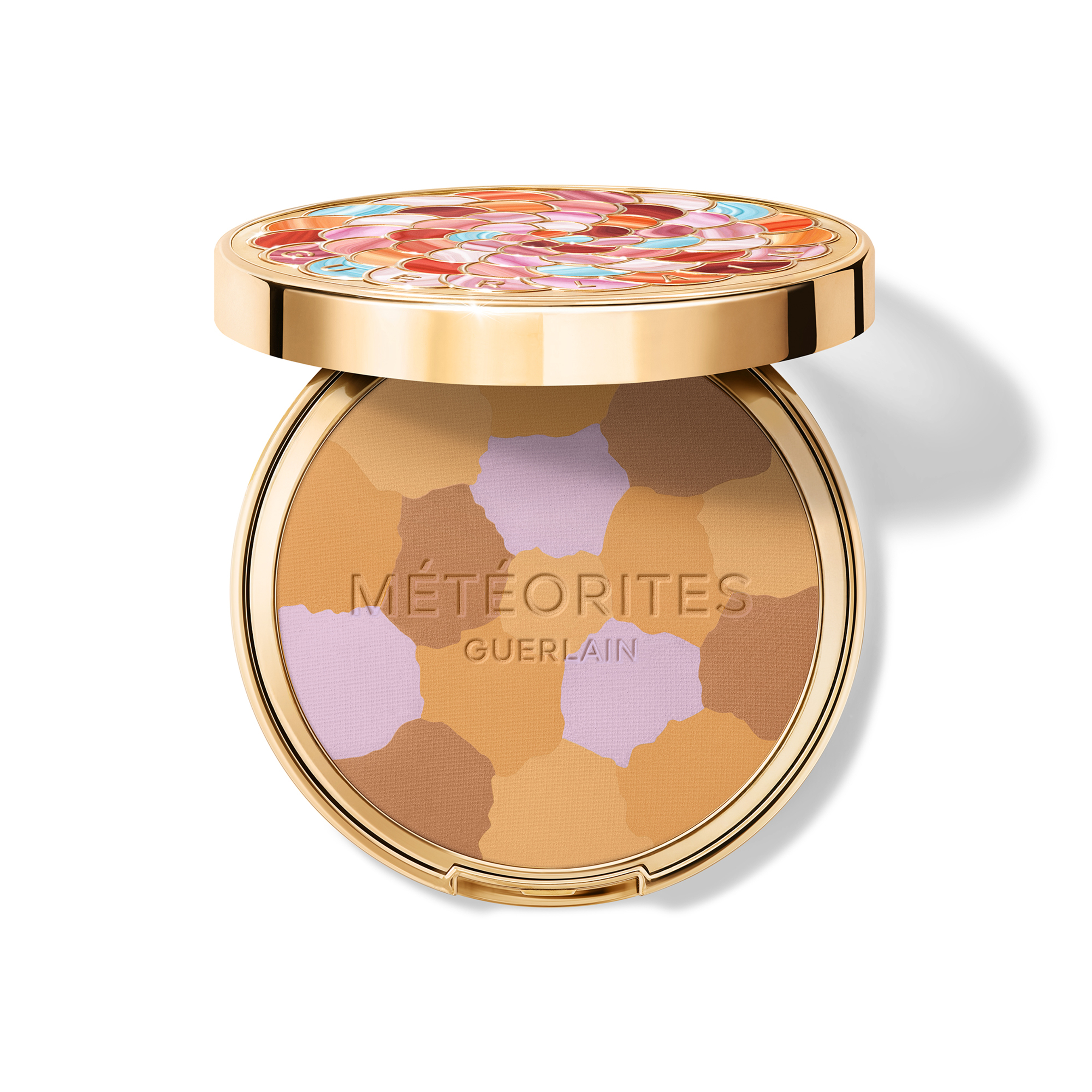 Guerlain Météorites Compact Mattifying And Setting Pressed Powder 03 Warm Doré