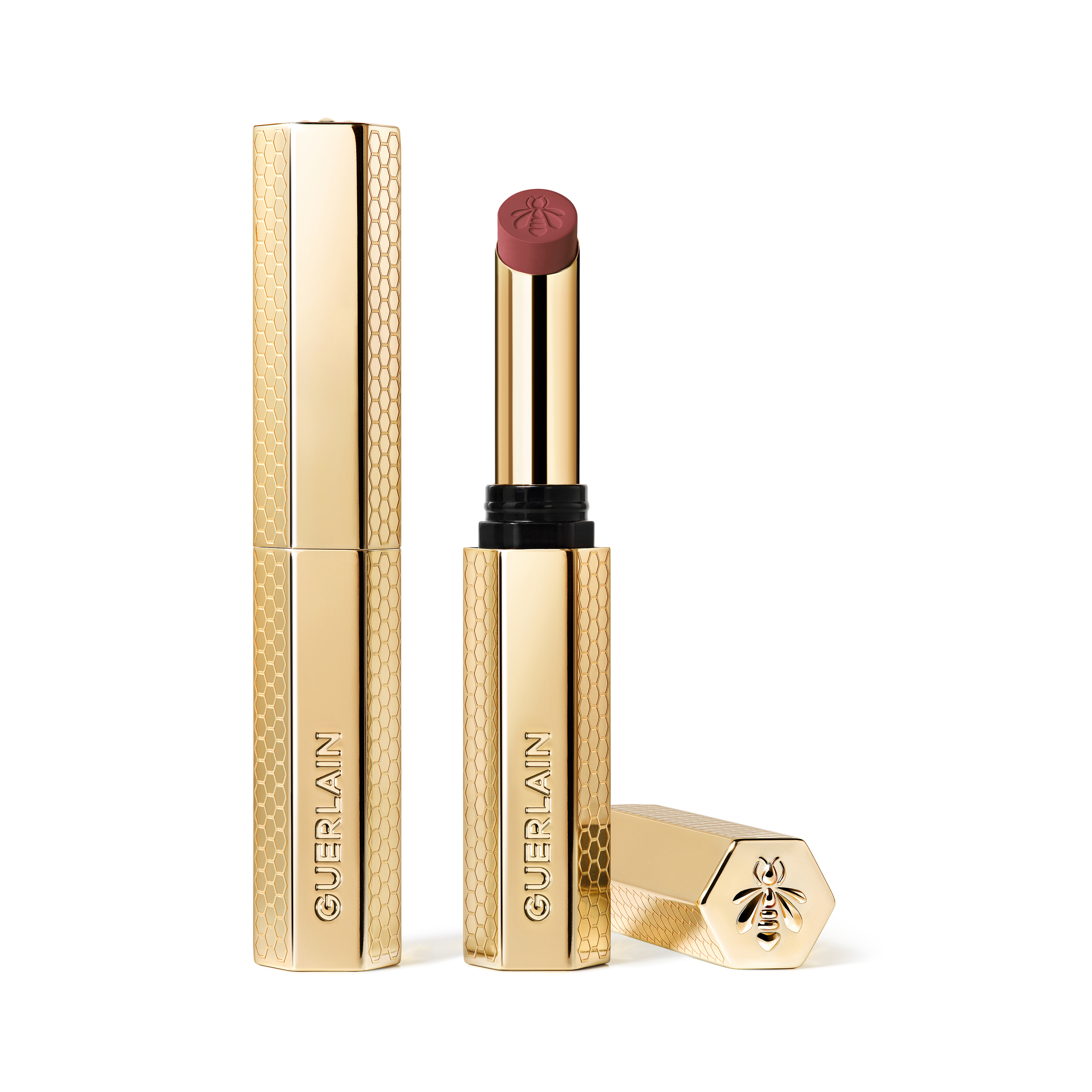 Guerlain Kisskiss Honey-Infused Intense Lipstick 396 Peony Kiss