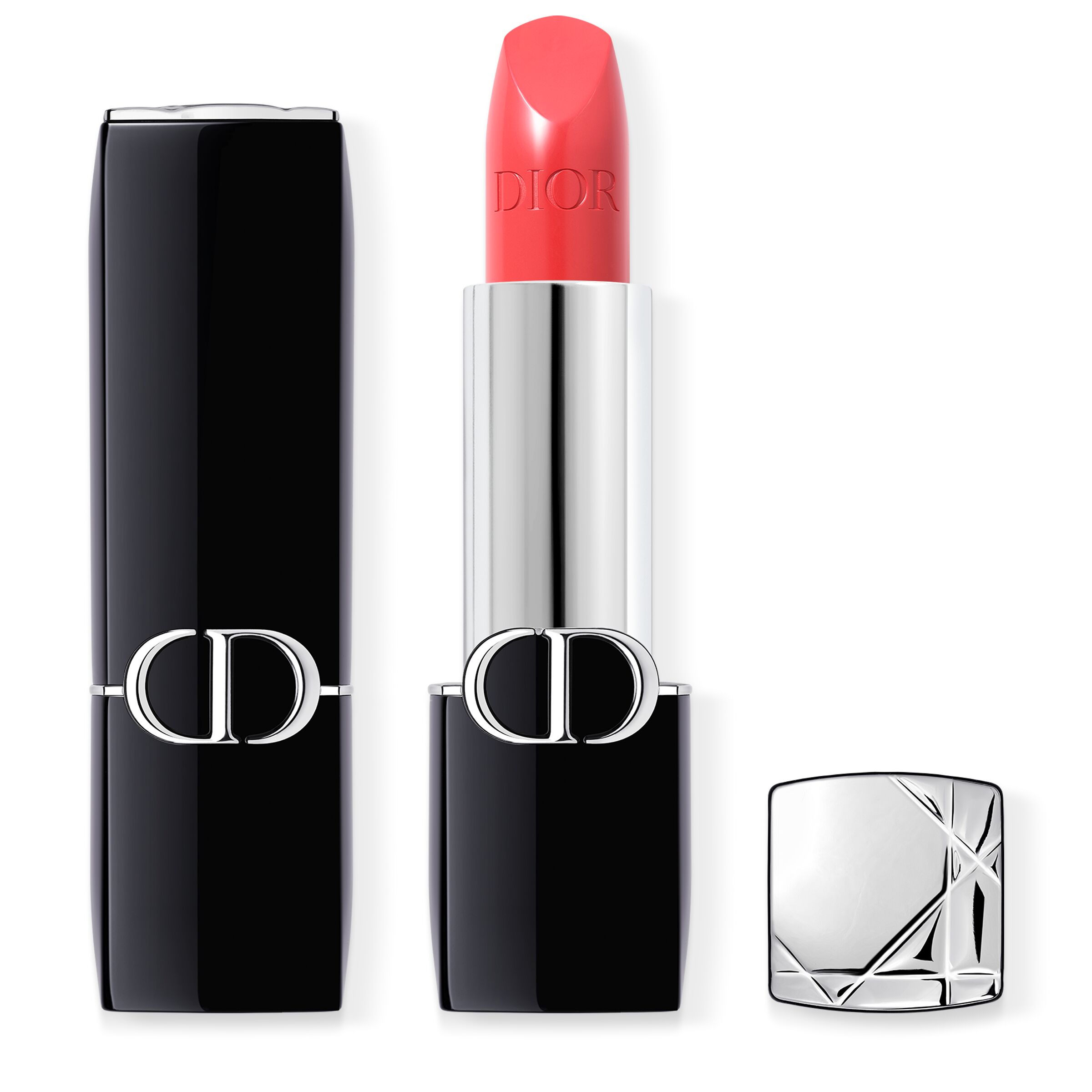 Dior Rouge Lipstick - Comfort And Long Wear Hydrating Floral Lip Care 028 Actrice Satiny Finish