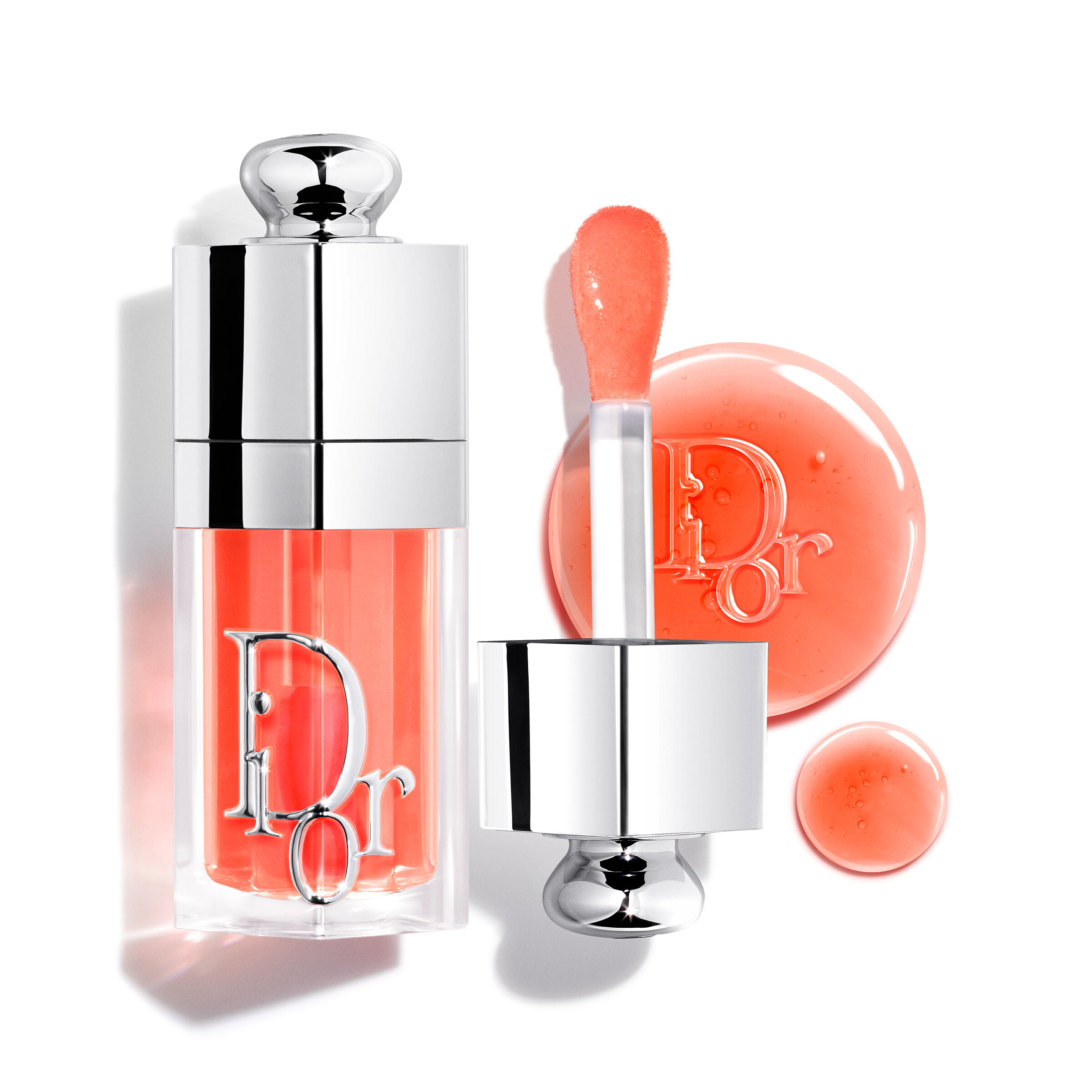 Dior Addict Lip Glow Oil 24H Hydrating - 3 Ultra-Glossy Finishes 6Ml 041 Peachy