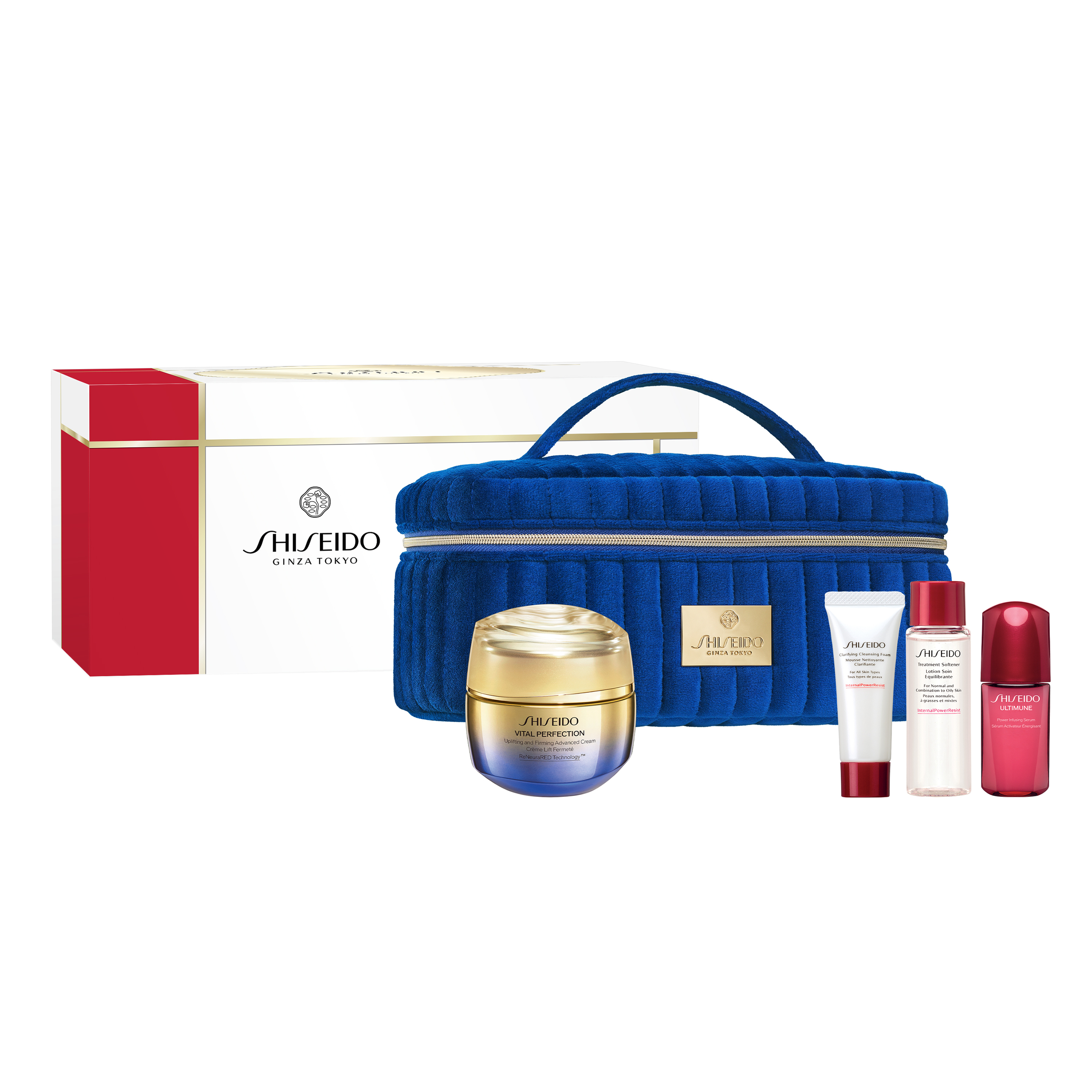 SHISEIDO VITAL PERFECTION ADVANCED HOLIDAY POUCH SET
