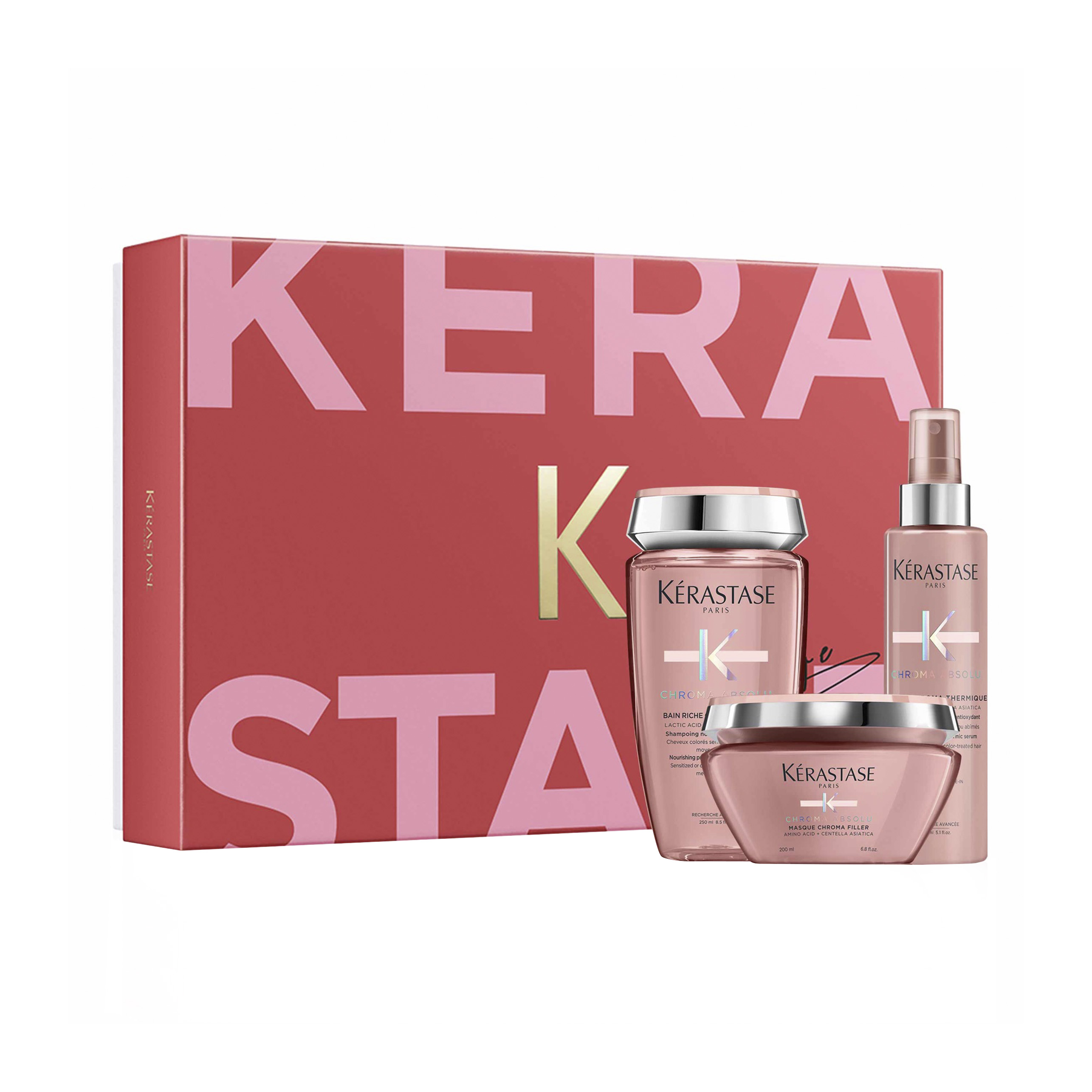 KERASTASE KERASTASE CHROMA ABSOLU ΣΕΤ ΠΕΡΙΠΟΙΗΣΗΣ ΓΙΑ ΒΑΜΜΕΝΑ ΜΑΛΛΙΑ ΜΕ ΧΟΝΤΡΗ ΤΡΙΧΑ