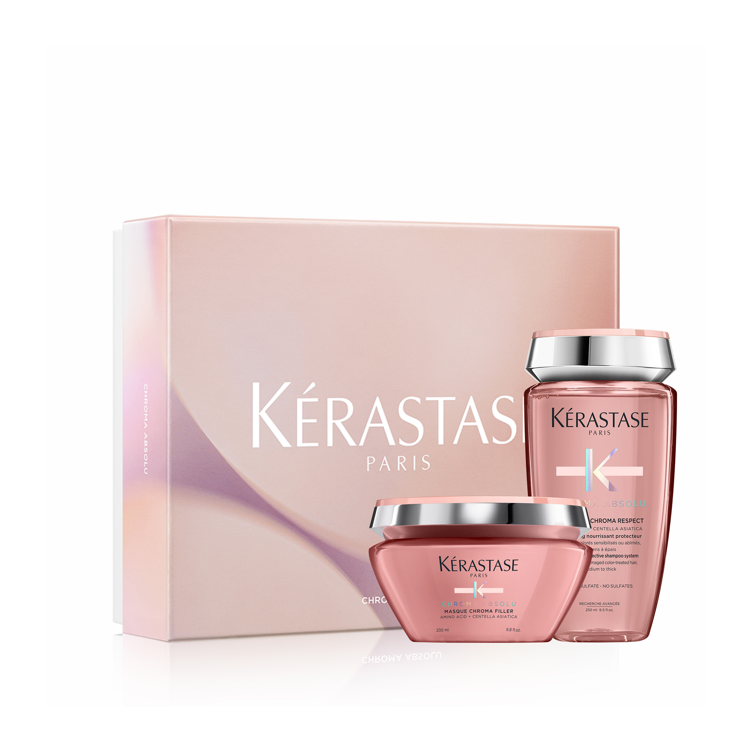 KERASTASE KERASTASE CHROMA ABSOLU ΣΕΤ ΠΕΡΙΠΟΙΗΣΗΣ ΓΙΑ ΒΑΜΜΕΝΑ ΜΑΛΛΙΑ