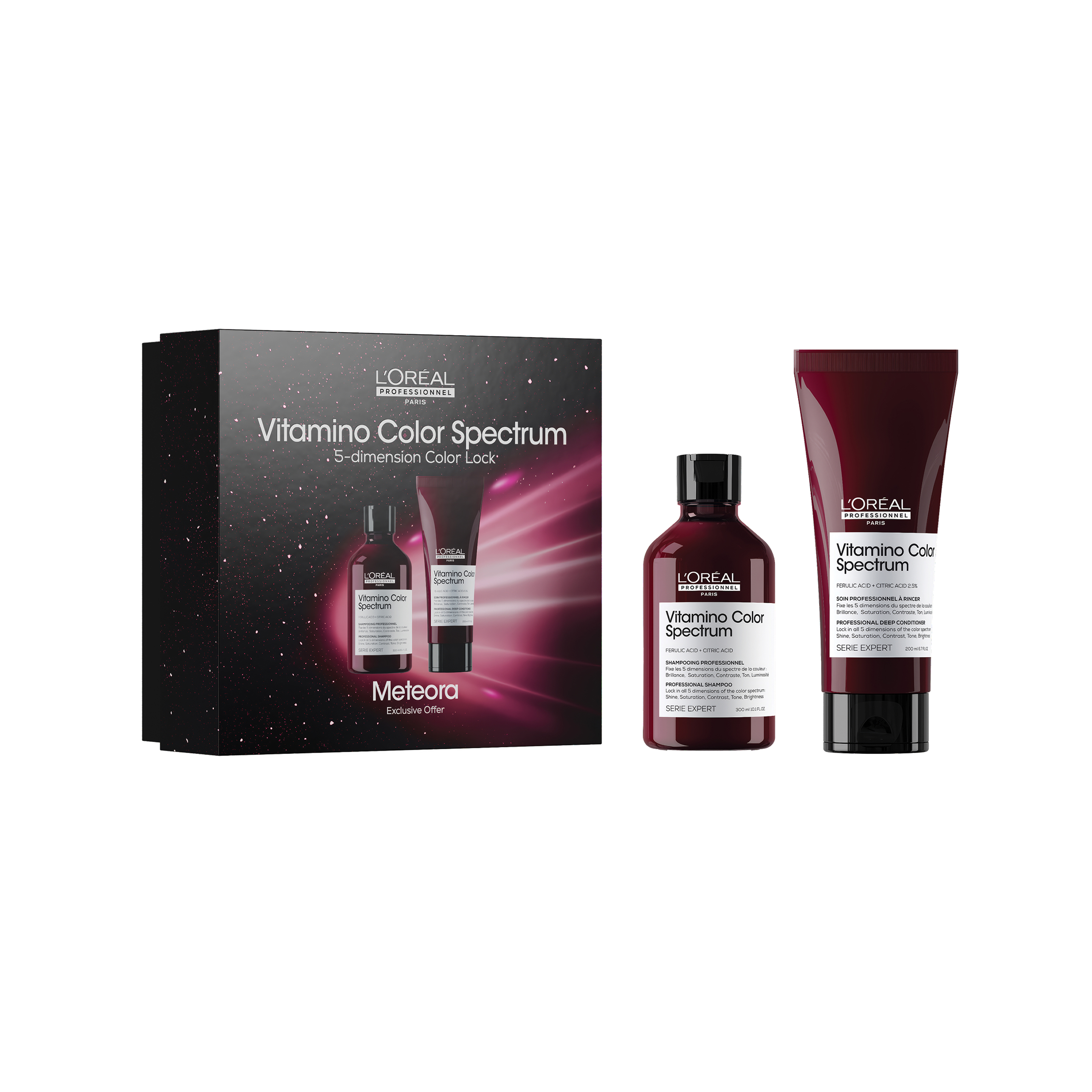 L'OREAL PROFESSIONNEL VITAMINO COLOR SPECTRUM ΓΙΑ ΓΥΑΛΙΝΗ ΛΑΜΨΗ DUO GIFT SET
