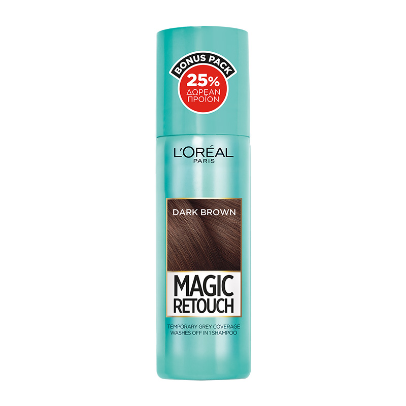 L’ORÉAL PARIS L’ORÉAL PARIS MAGIC RETOUCH SPRAY ΚΑΛΥΨΗΣ ΛΕΥΚΩΝ ΡΙΖΩΝ 25% ΔΩΡΕΑΝ ΠΡΟΪΟΝ | 100ml Dark Brown