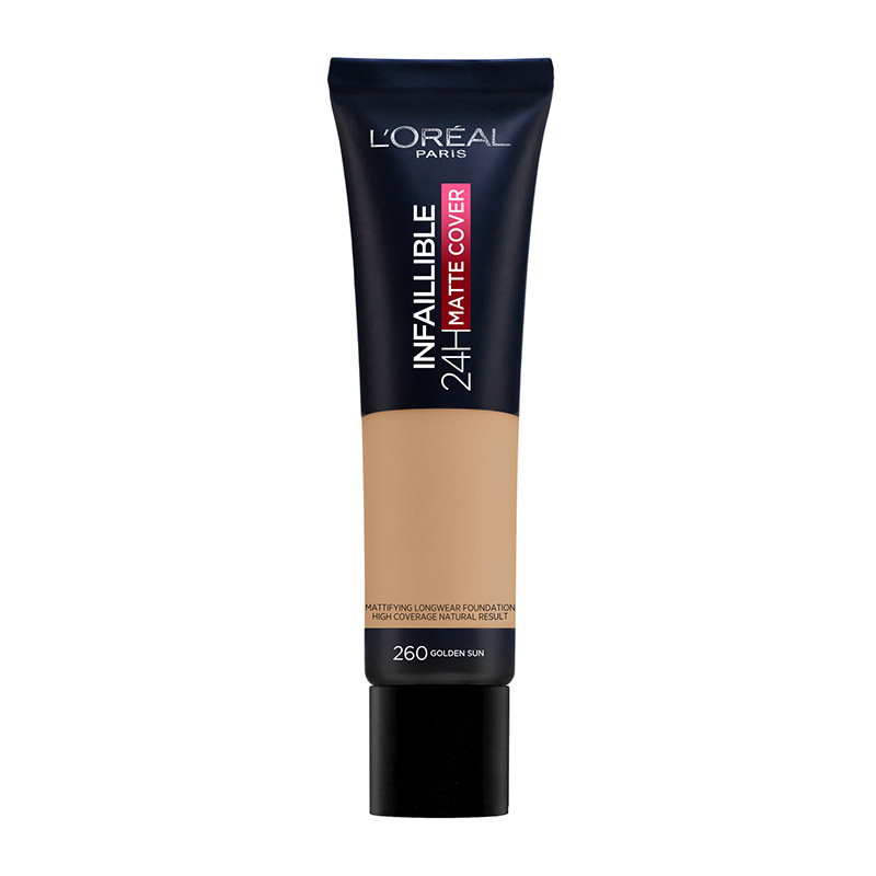 L’ORÉAL PARIS L’ORÉAL PARIS INFAILLIBLE 24H MATTE COVER | 30ml 260 Golden Sun