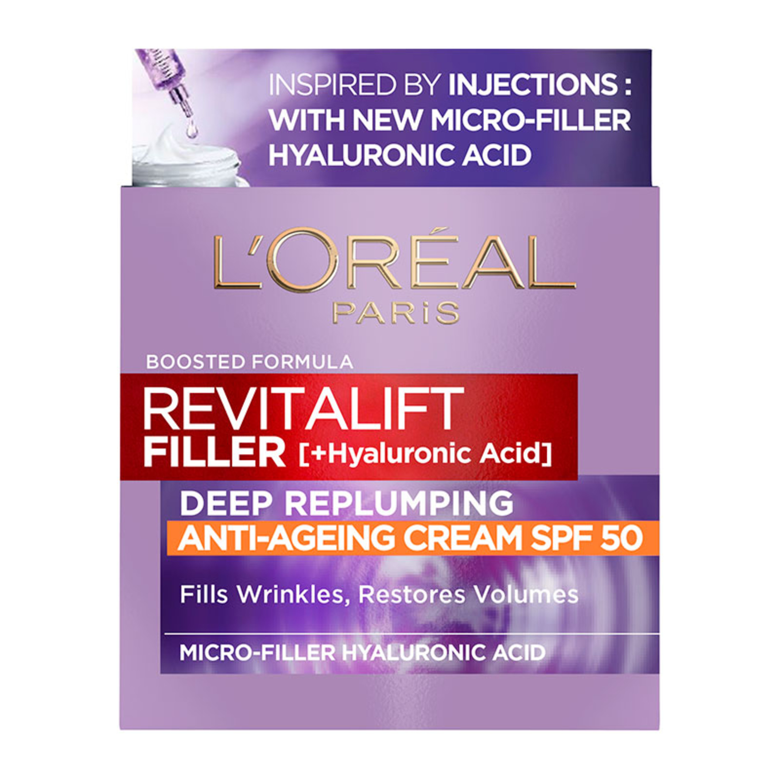 L’oréal Paris Revitalift Filler Spf50 50Ml