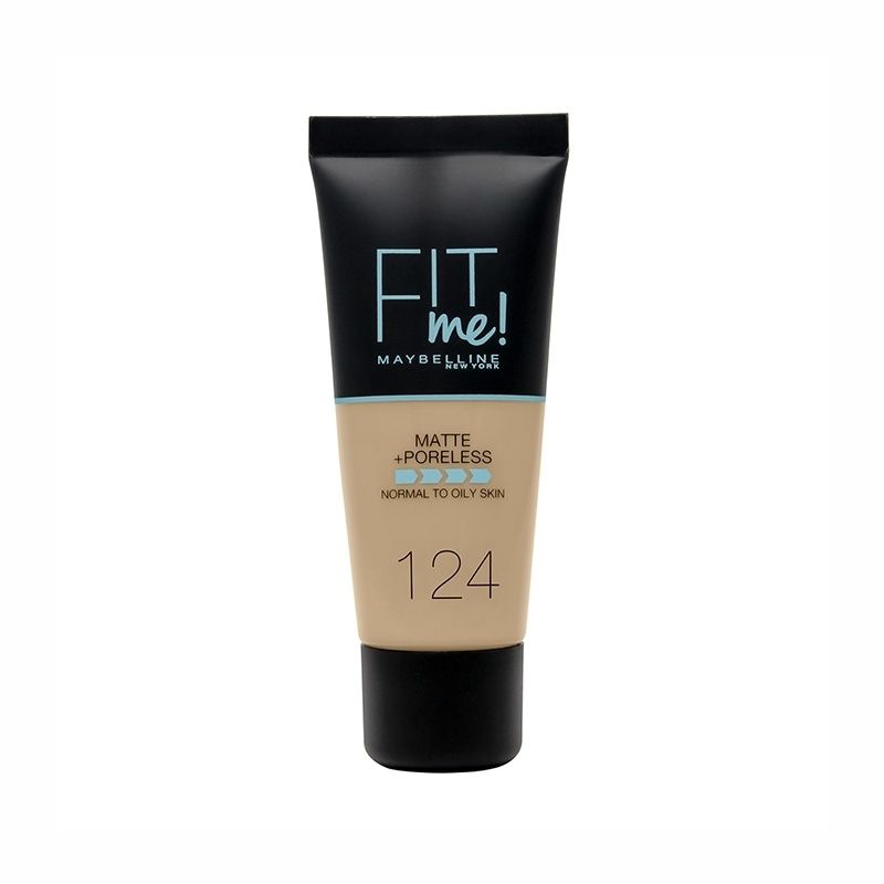Maybelline Fit Me Matte + Poreless Foundation 30Ml 124 - Soft Sand
