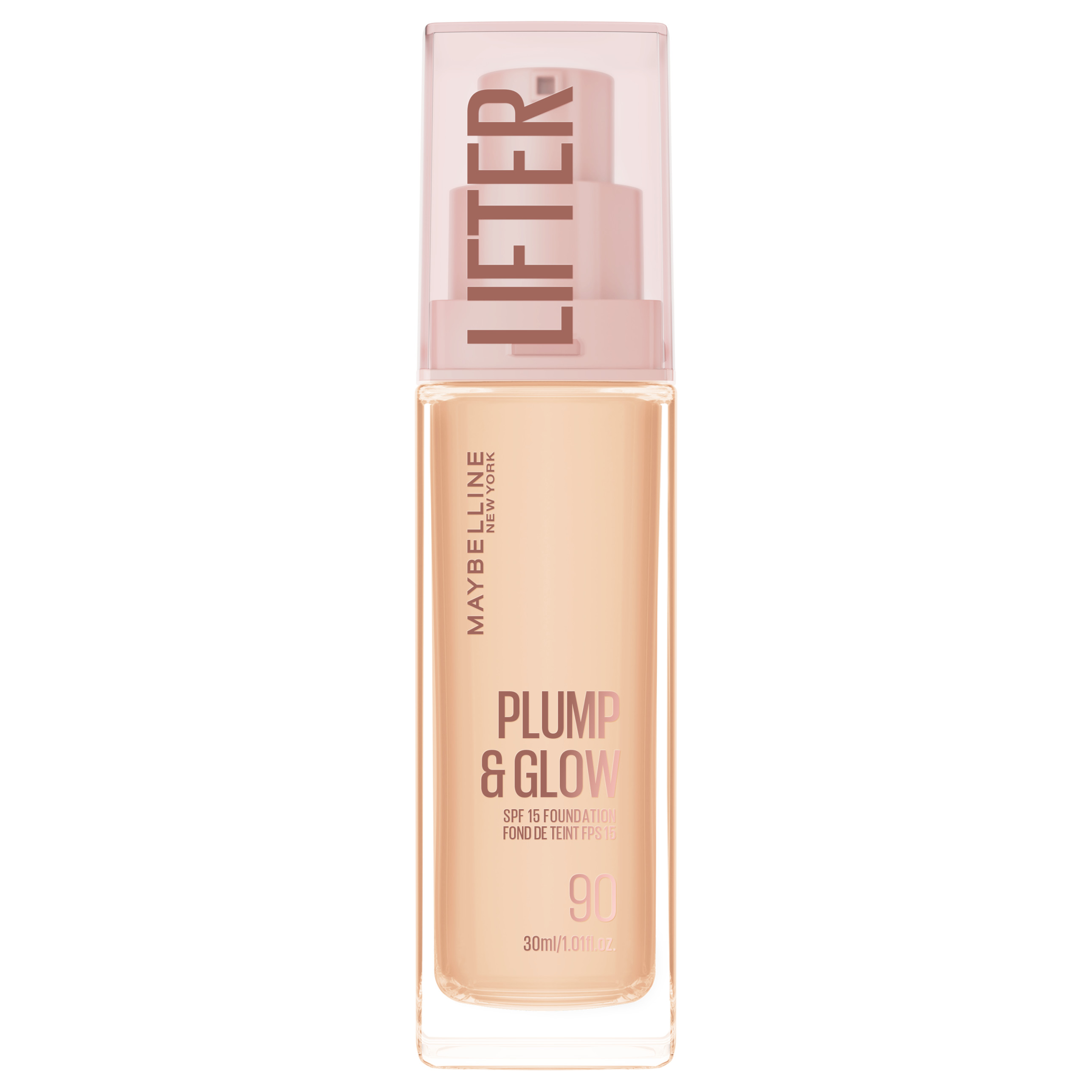 Maybelline Lifter Plump Glow Foundation 30Ml 90
