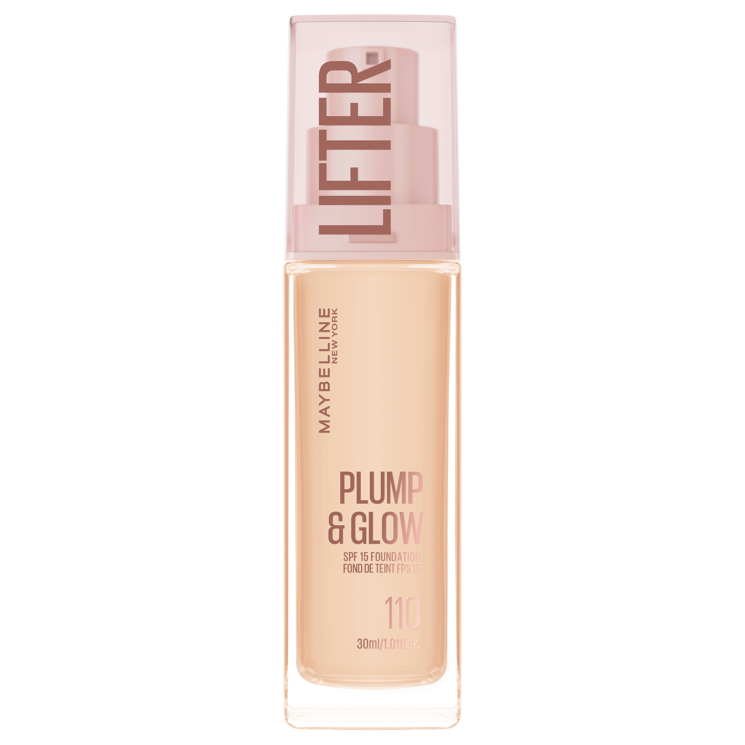 Maybelline Lifter Plump Glow Foundation 30Ml 110