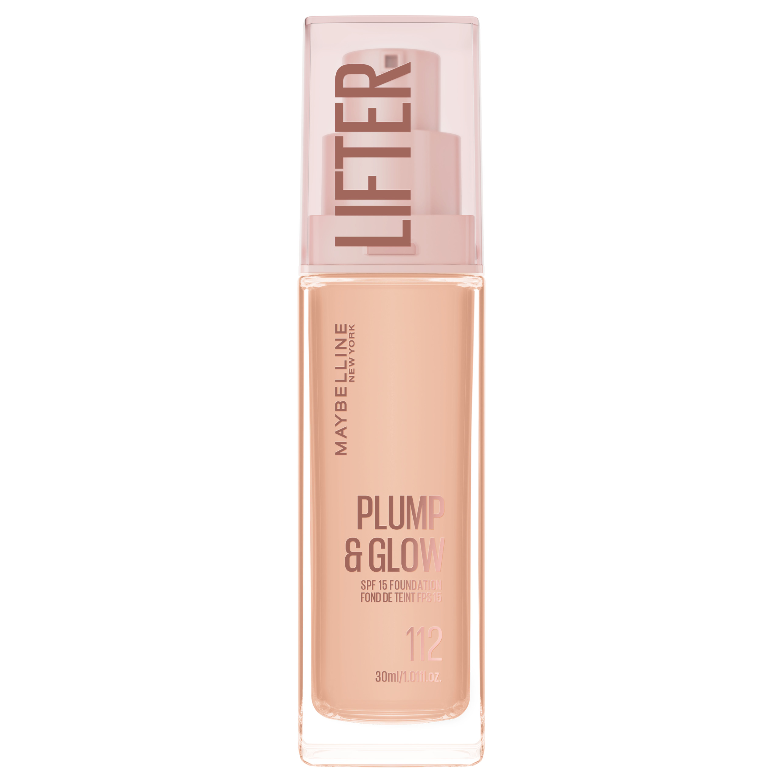 Maybelline Lifter Plump Glow Foundation 112