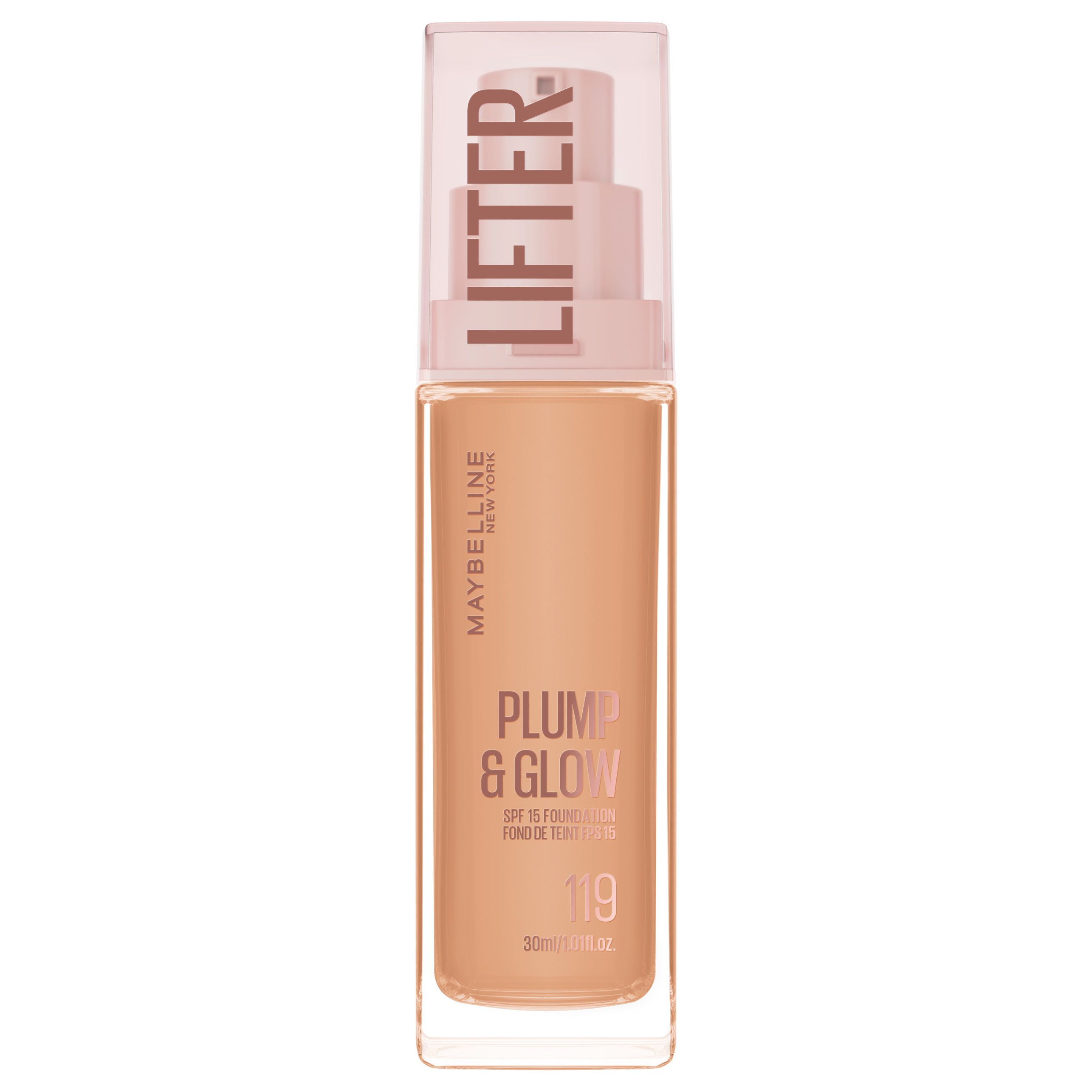 Maybelline Lifter Plump Glow Foundation 119