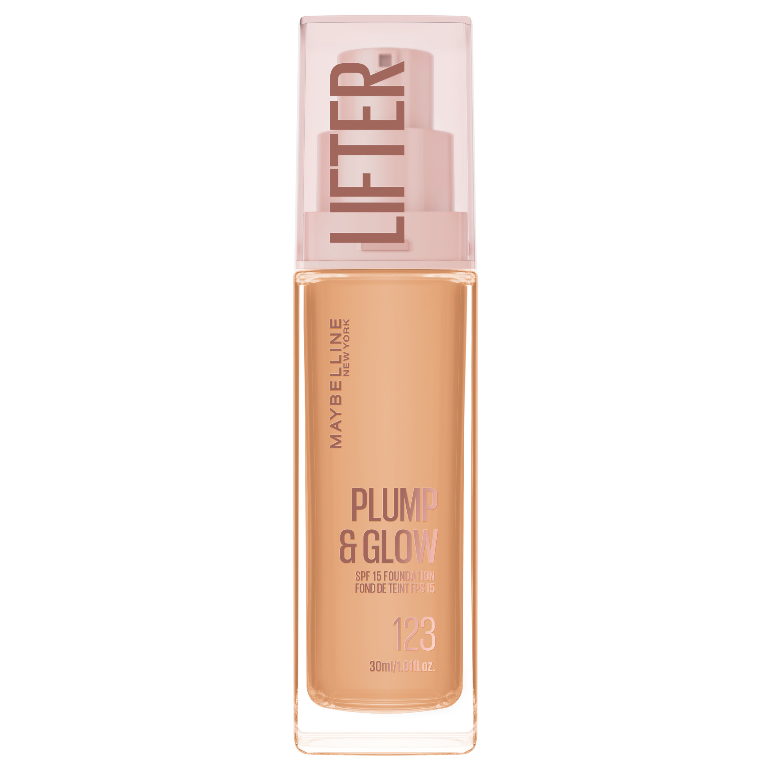 Maybelline Lifter Plump Glow Foundation 123
