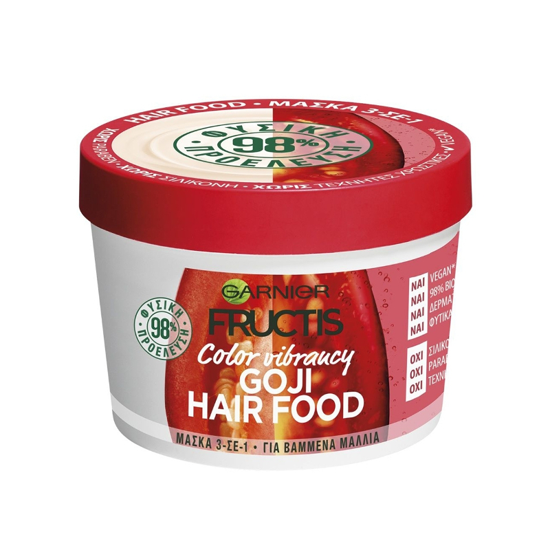 GARNIER FRUCTIS HAIR FOOD COLOR VIBRANCY GOJI MASK | 390ml