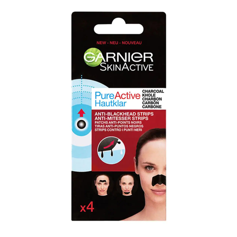 GARNIER GARNIER ΤΑΙΝΙΕΣ ΑΦΑΙΡΕΣΗΣ ΣΜΗΓΜΑΤΟΣ ΓΙΑ ΜΥΤΗ - ΜΕΤΩΠΟ - ΠΗΓΟΥΝΙ | 4pcs