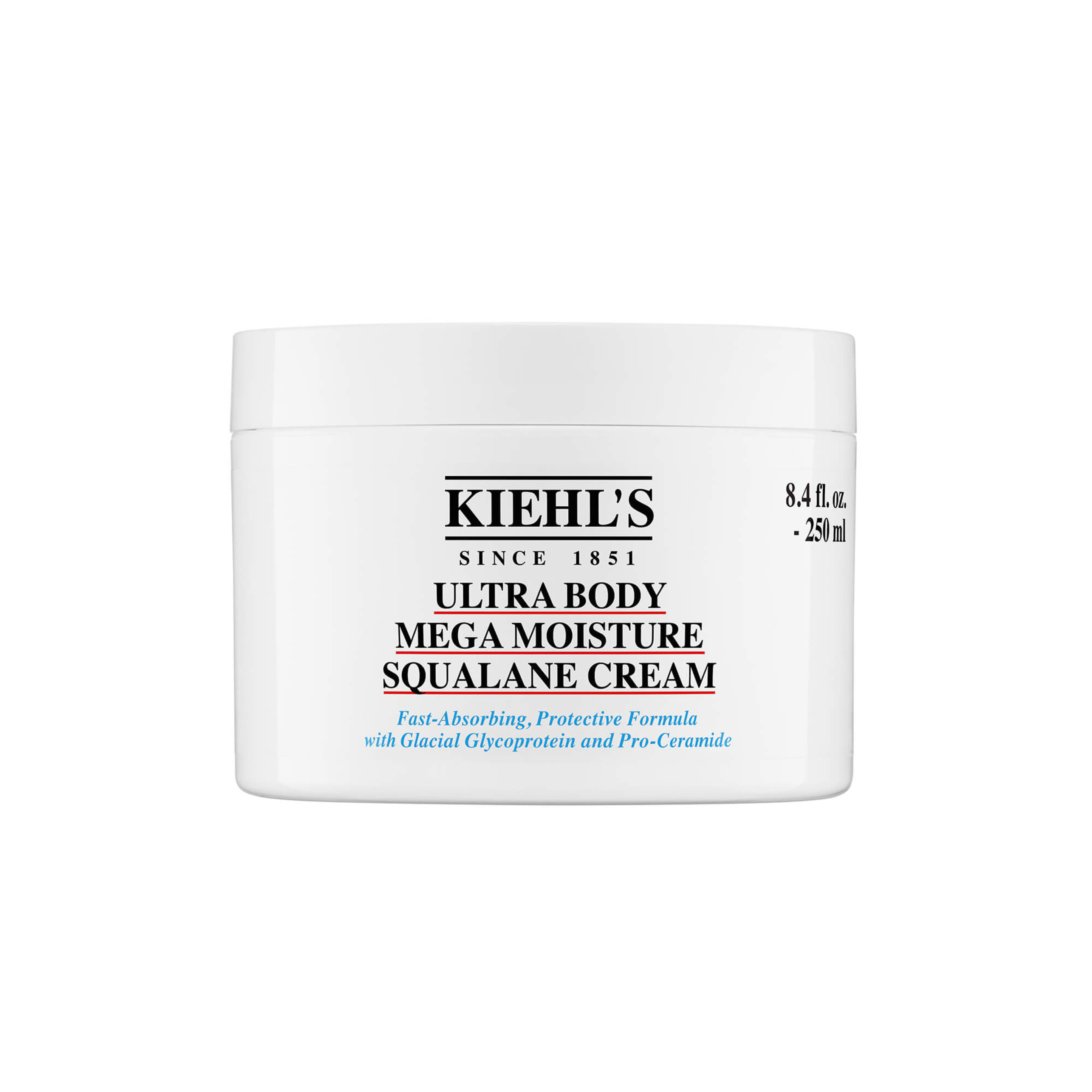 KIEHL’S ULTRA BODY MEGA MOISTURE SQUALANE CREAM | 250ml
