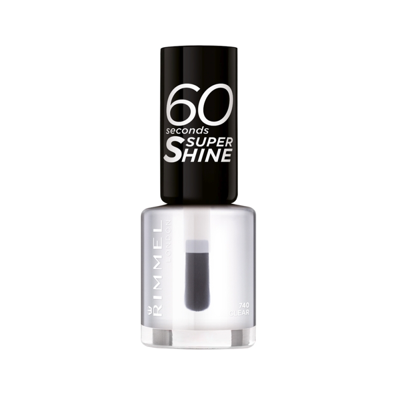 RIMMEL RIMMEL 60 SECONDS SUPER SHINE NAIL POLISH | 8ml 740 Clear