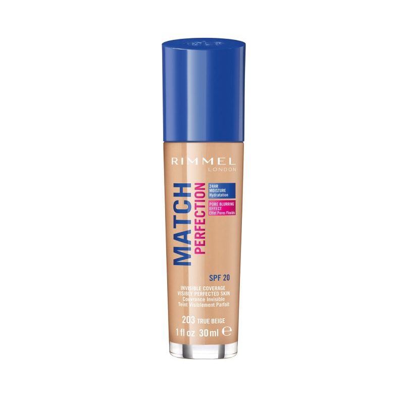 RIMMEL RIMMEL MATCH PERFECTION FOUNDATION | 203 True Beige
