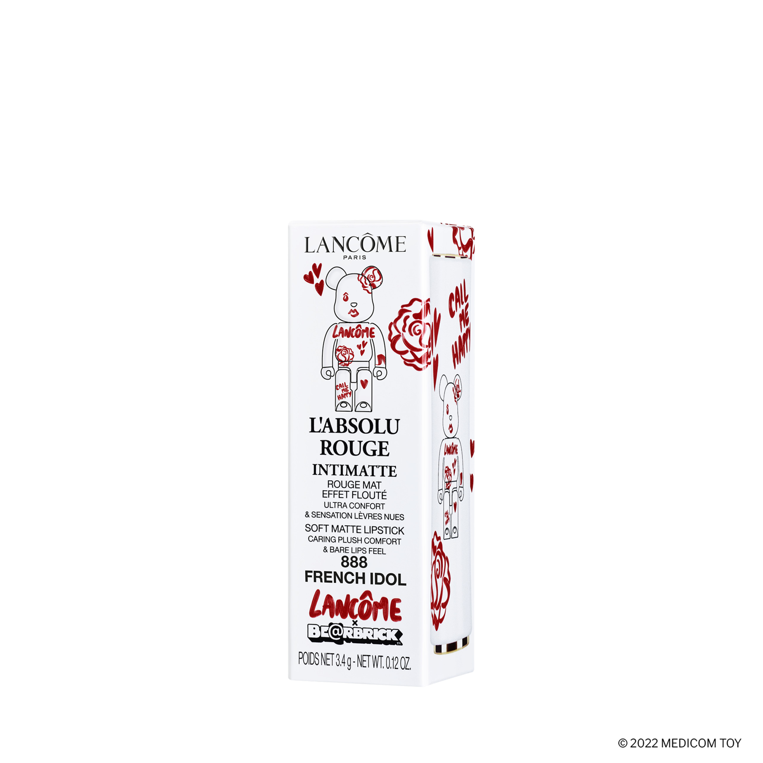 LANCÔME LANCÔME L' ABSOLU ROUGE INTIMATTE BEARBRICK | 3,4ml 888
