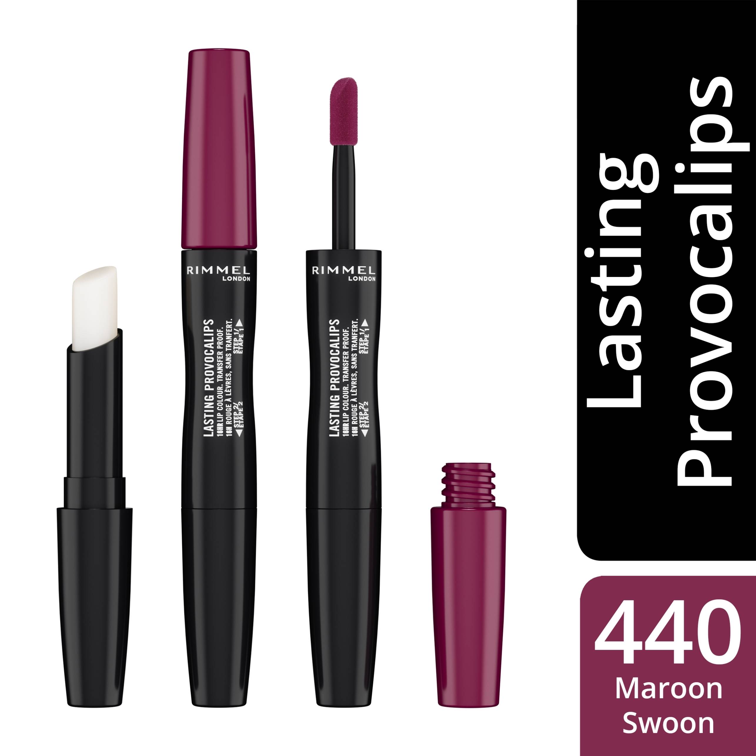 RIMMEL RIMMEL LASTING PROVOCALIPS LIPSTICK | 2,2ml 440 Maroon Swoon