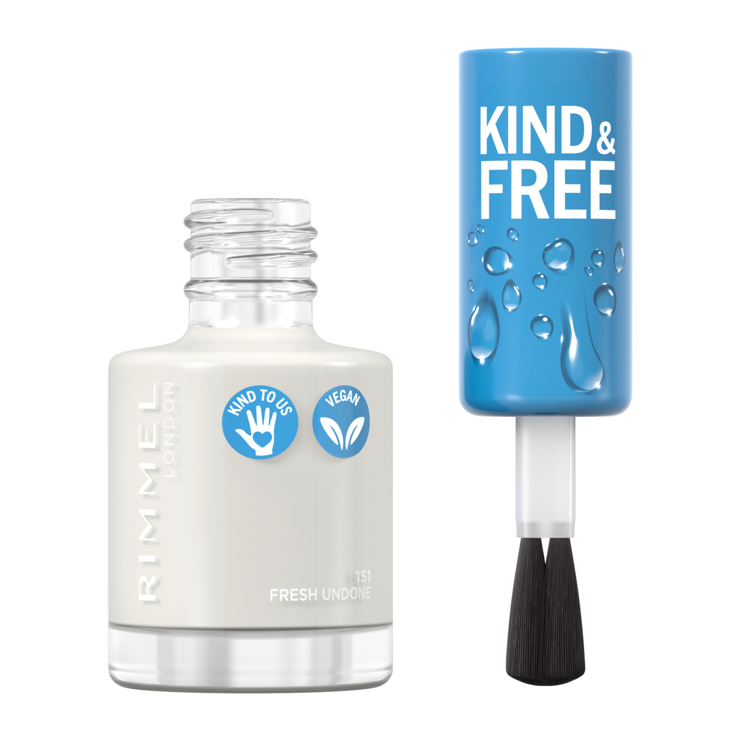 RIMMEL RIMMEL KIND&FREE NAIL POLISH | 8ml 151 Fresh Undone