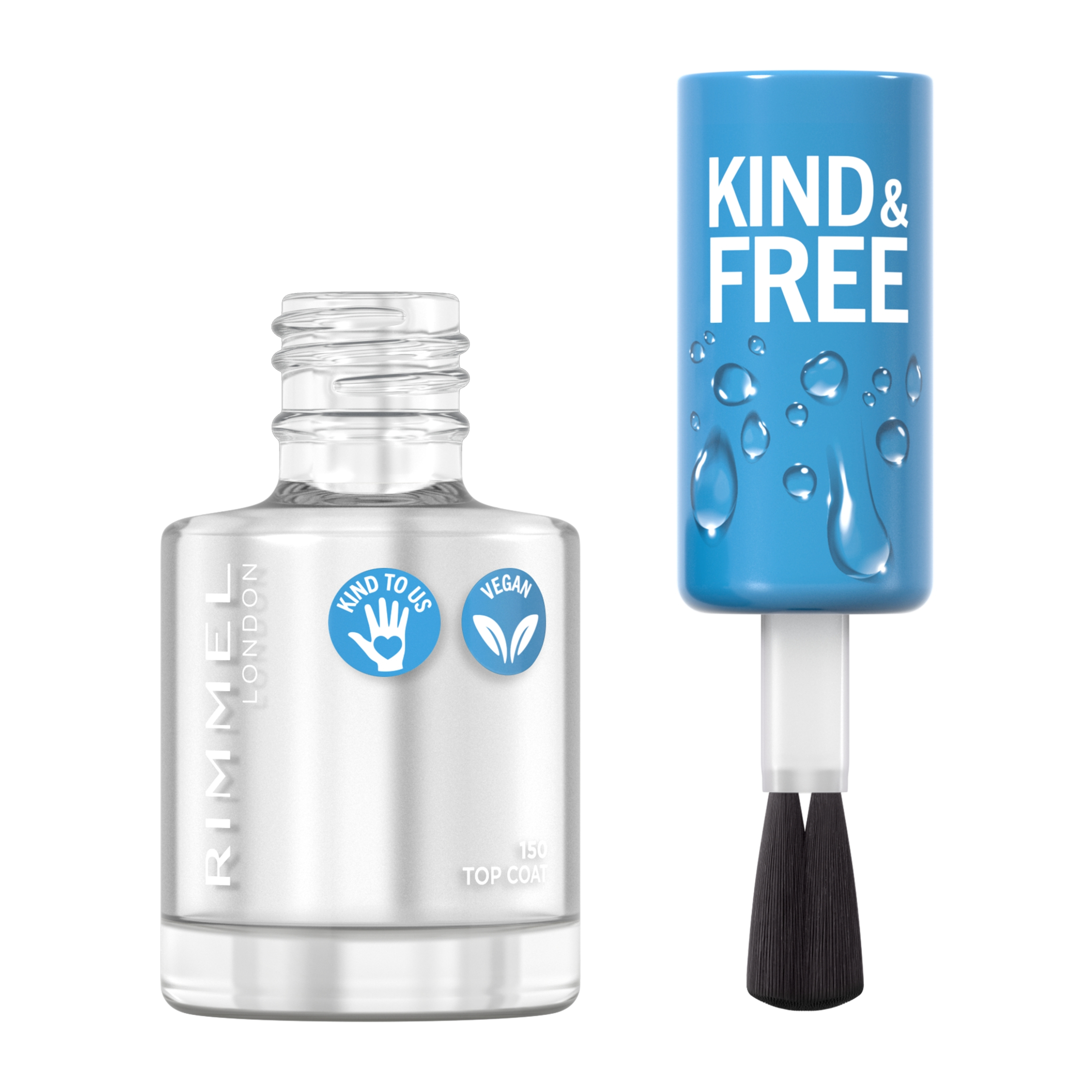 RIMMEL RIMMEL KIND&FREE NAIL POLISH | 8ml 150 Top Coat