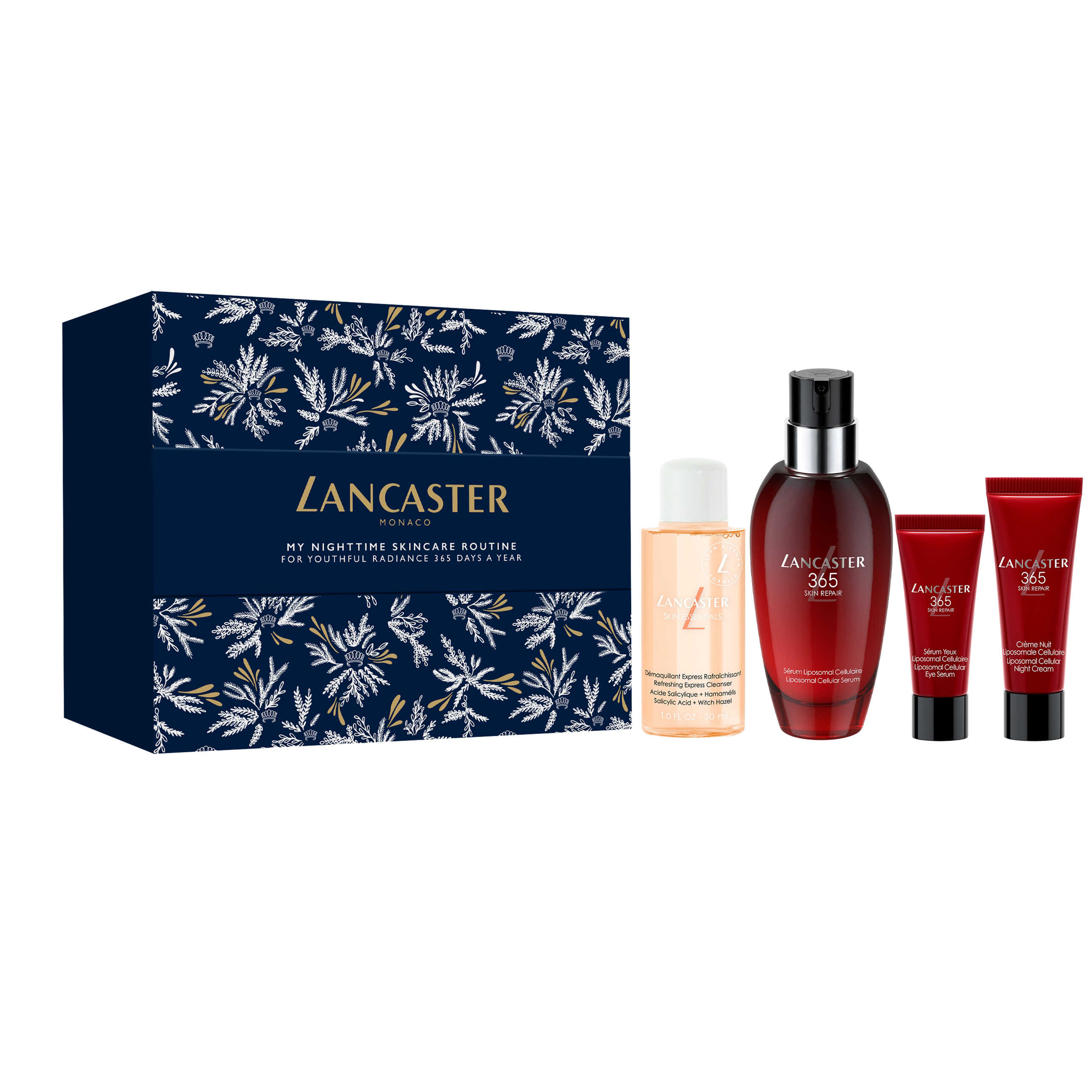 LANCASTER LANCASTER MY NIGHTTIME SKINCARE ROUTINE FESTIVE GIFT SET
