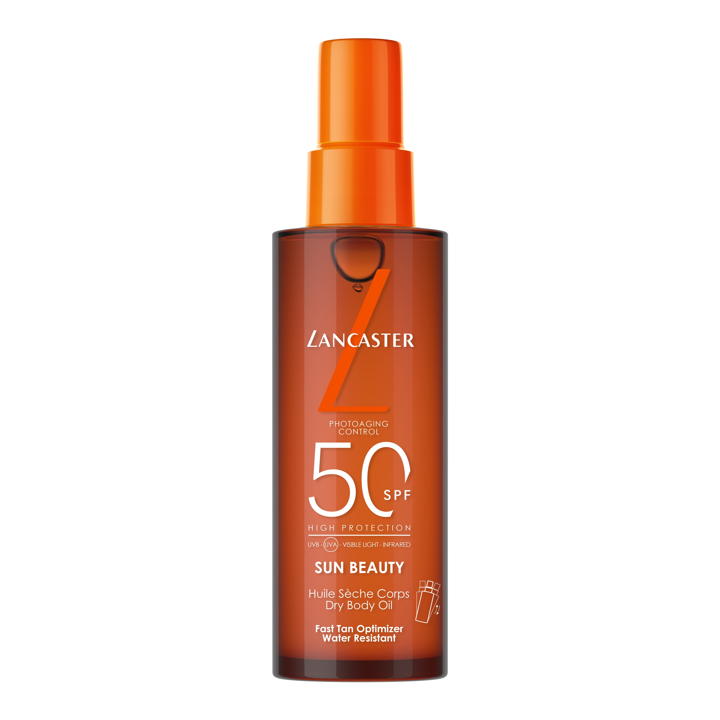 LANCASTER SUN BEAUTY BODY DRY OIL SPF50 | 150ml