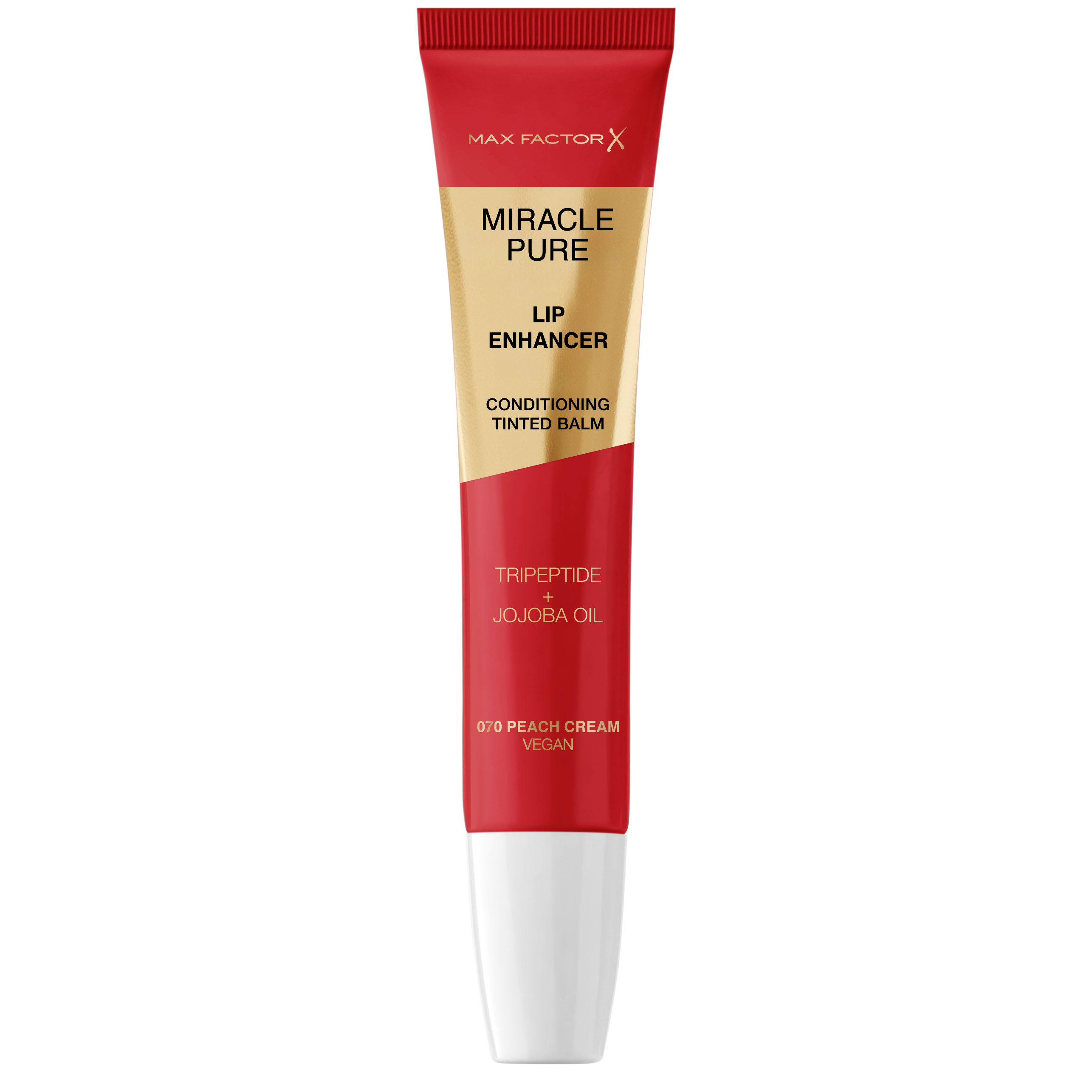 Max Factor Miracle Pure Lip Enhancer Gloss 12Ml 070 Peach Cream