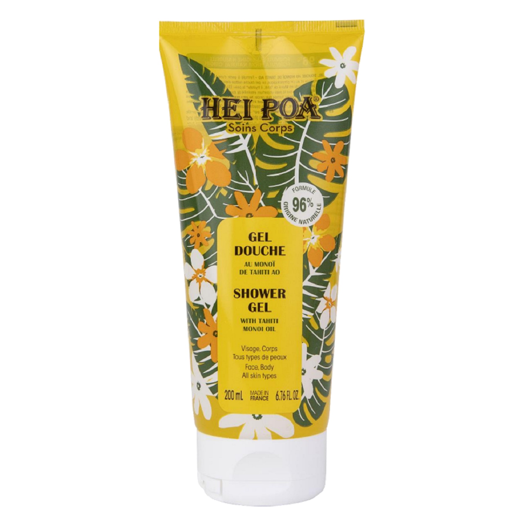 HEI POA FACE & BODY SHOWER GEL MONOI TIARE | 200ml
