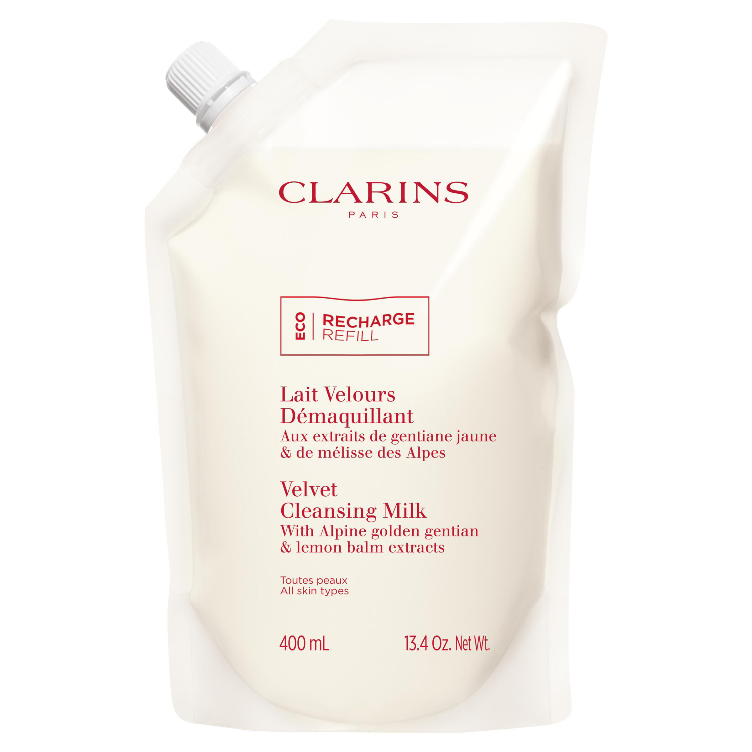 Clarins Velvet Cleansing Milk Creamy Texture Refill 400Ml