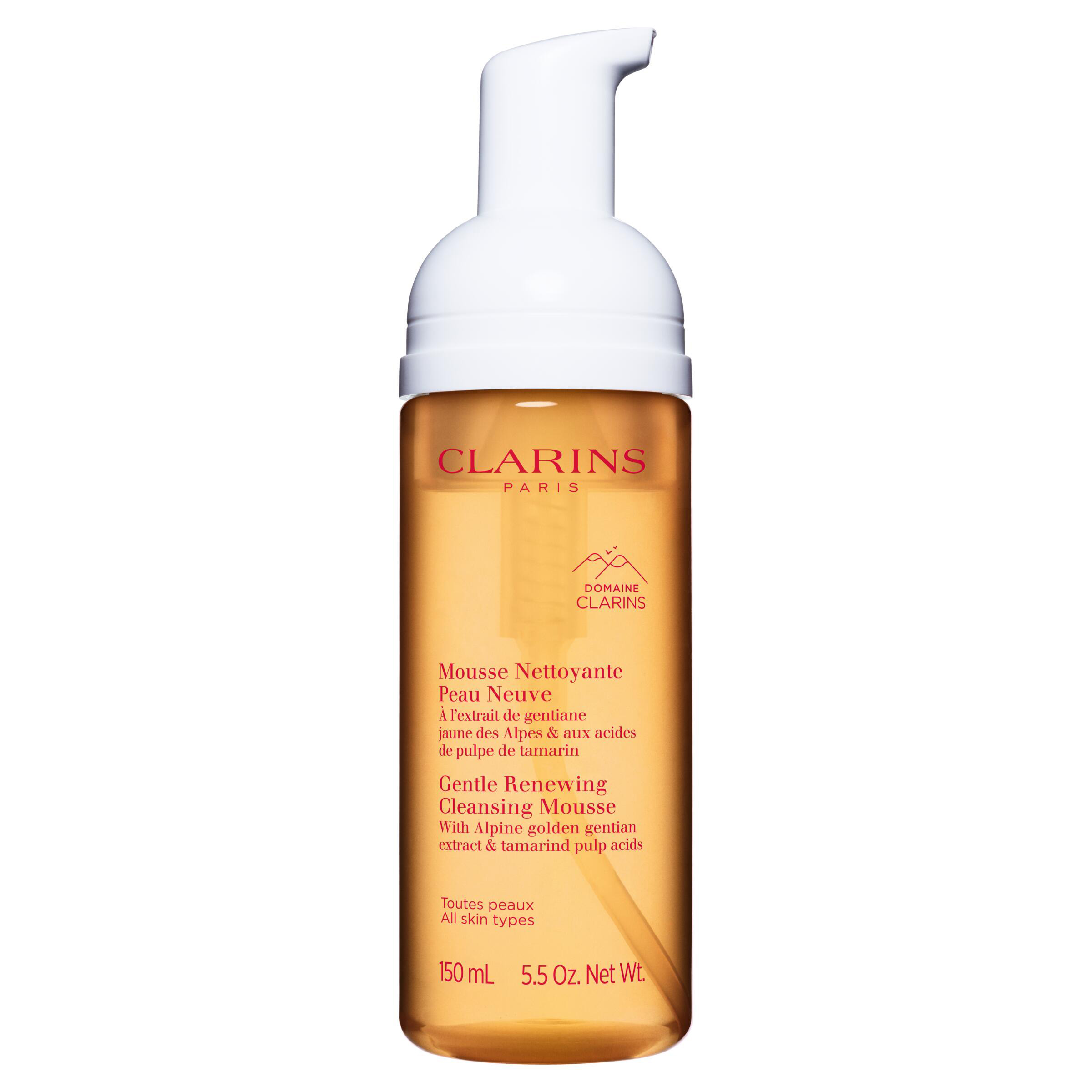 Clarins Gentle Renewing Cleansing Mousse Foaming Texture 150Ml