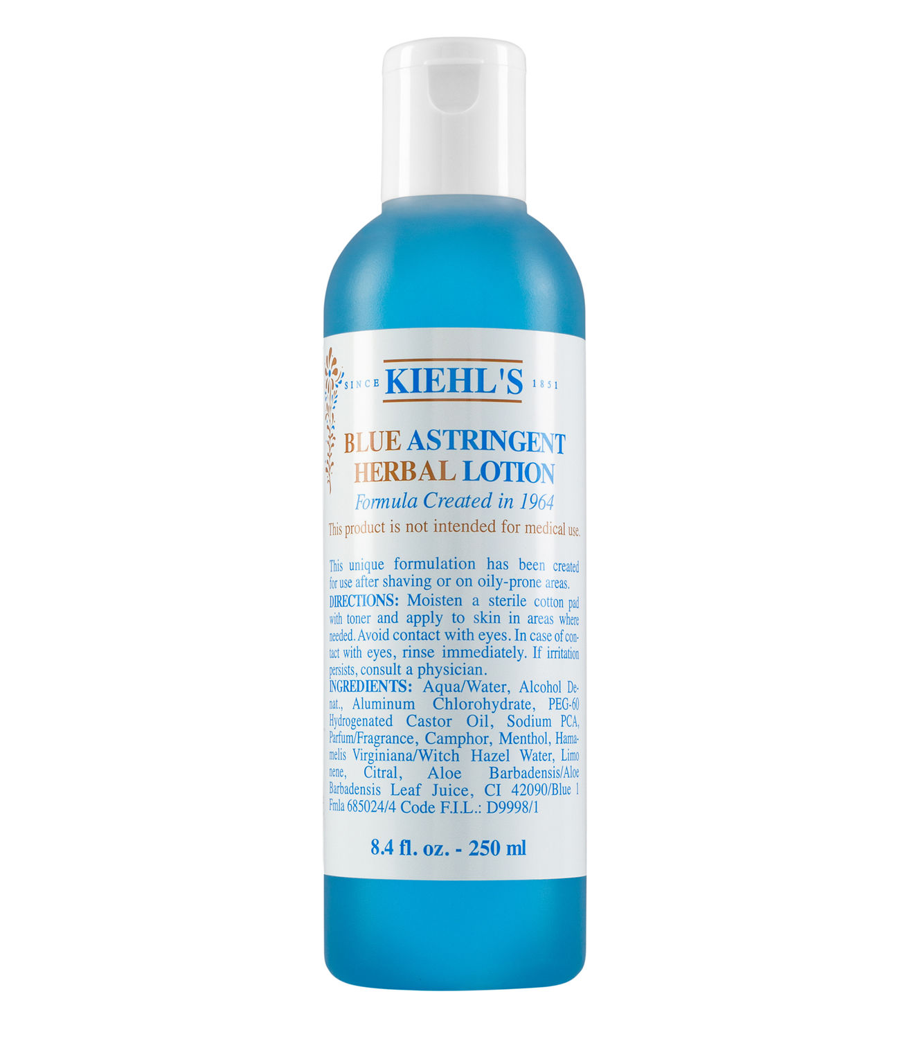 KIEHL’S BLUE ASTRINGENT HERBAL LOTION | 250ml