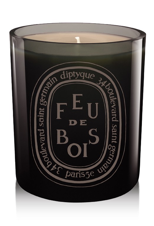 DIPTYQUE DIPTYQUE GREY FEU DE BOIS SCENTED CANDLE | 300gr