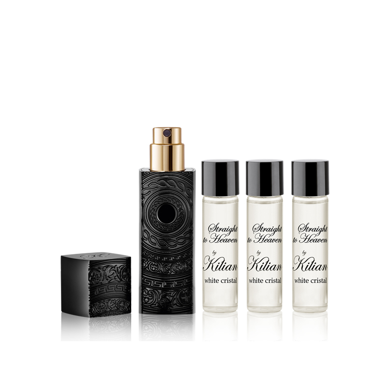 KILIAN PARIS STRAIGHT TO HEAVEN, WHITE CRISTAL EAU DE PARFUM TRAVEL SET