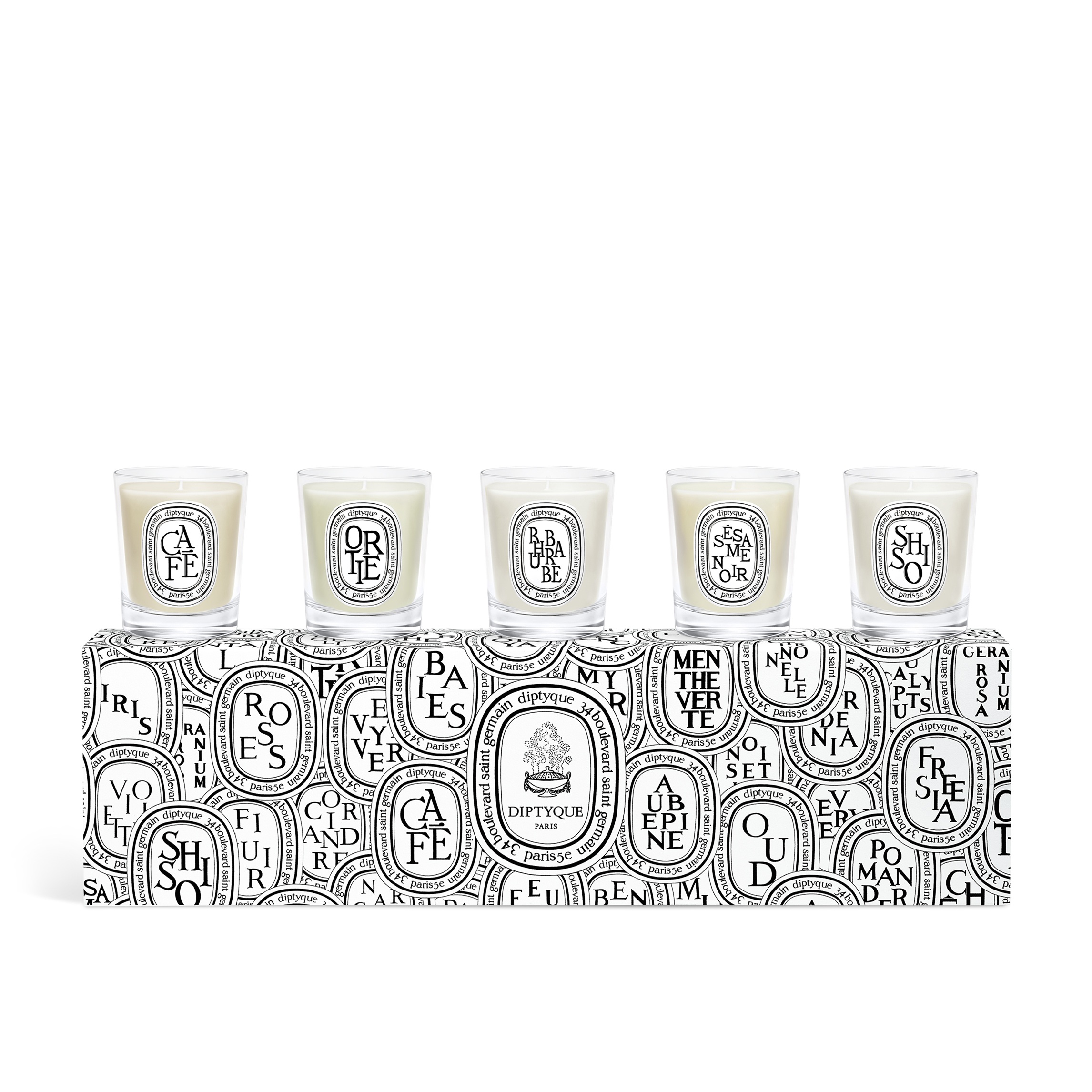 Diptyque Set Of 5 Candles 5X35Gr