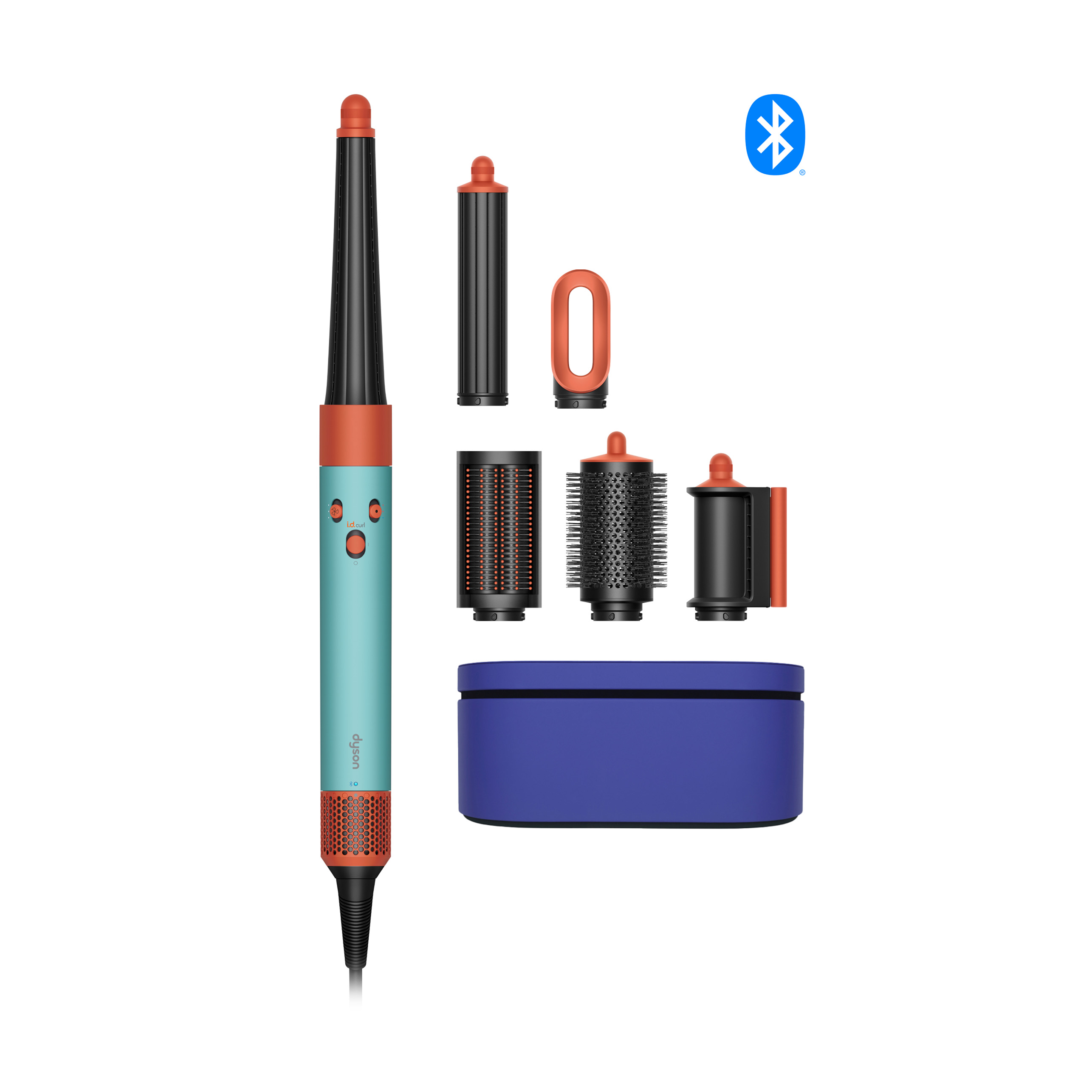 Dyson Hs08 Airwrap I D Straight+Wavy Ceramic Patina Topaz Multi-Styler Και Σεσουαρ Μαλλιων